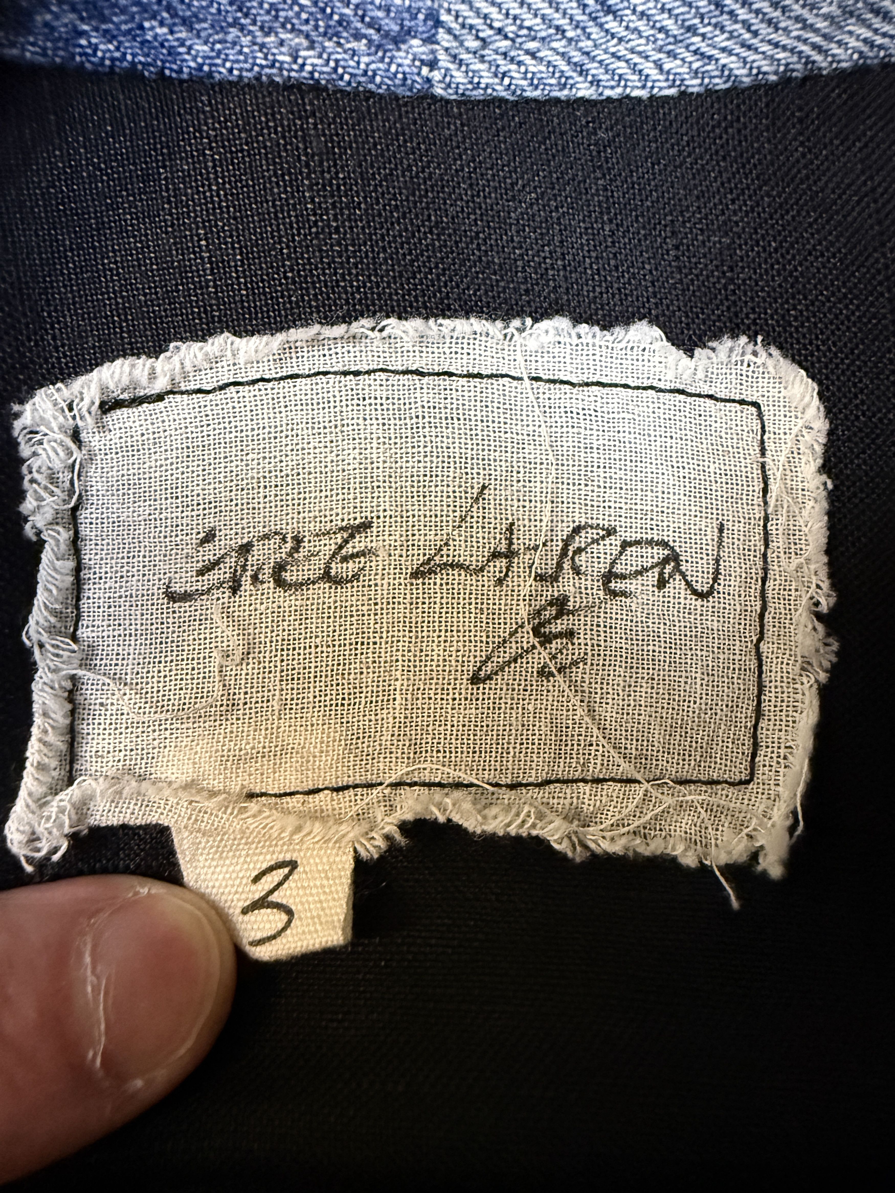 Greg Lauren $1995 Greg Lauren Black Linen Robe GL1 Size US L / EU 52-54 / 3 - 10 Thumbnail