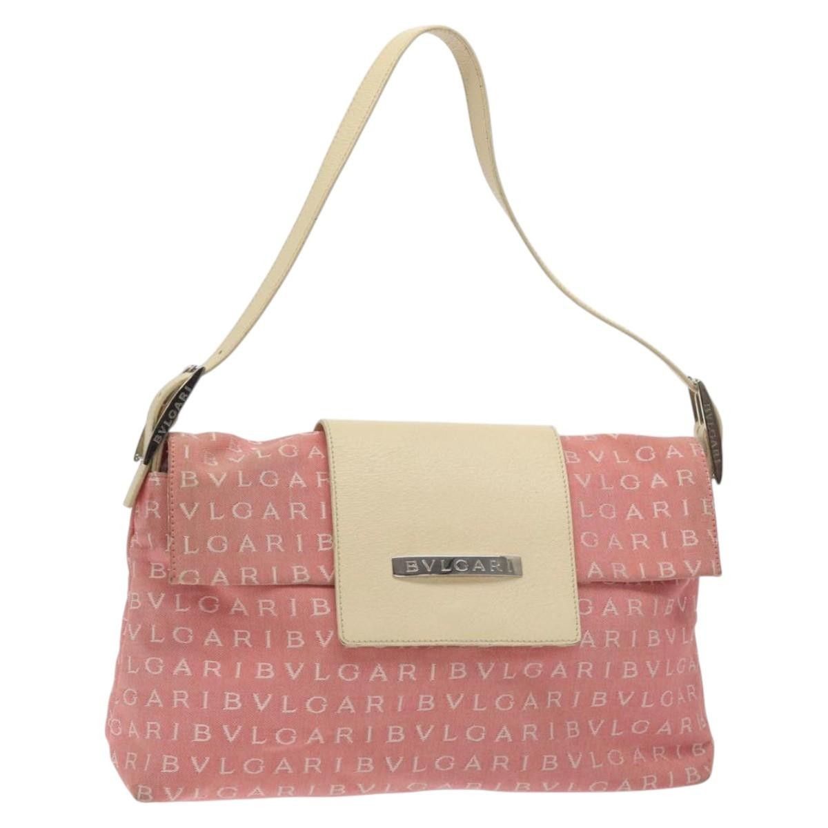 Bvlgari Bvlgari B.Zero1 Logomania Bag Canvas with Leather Size ONE SIZE - 1 Thumbnail
