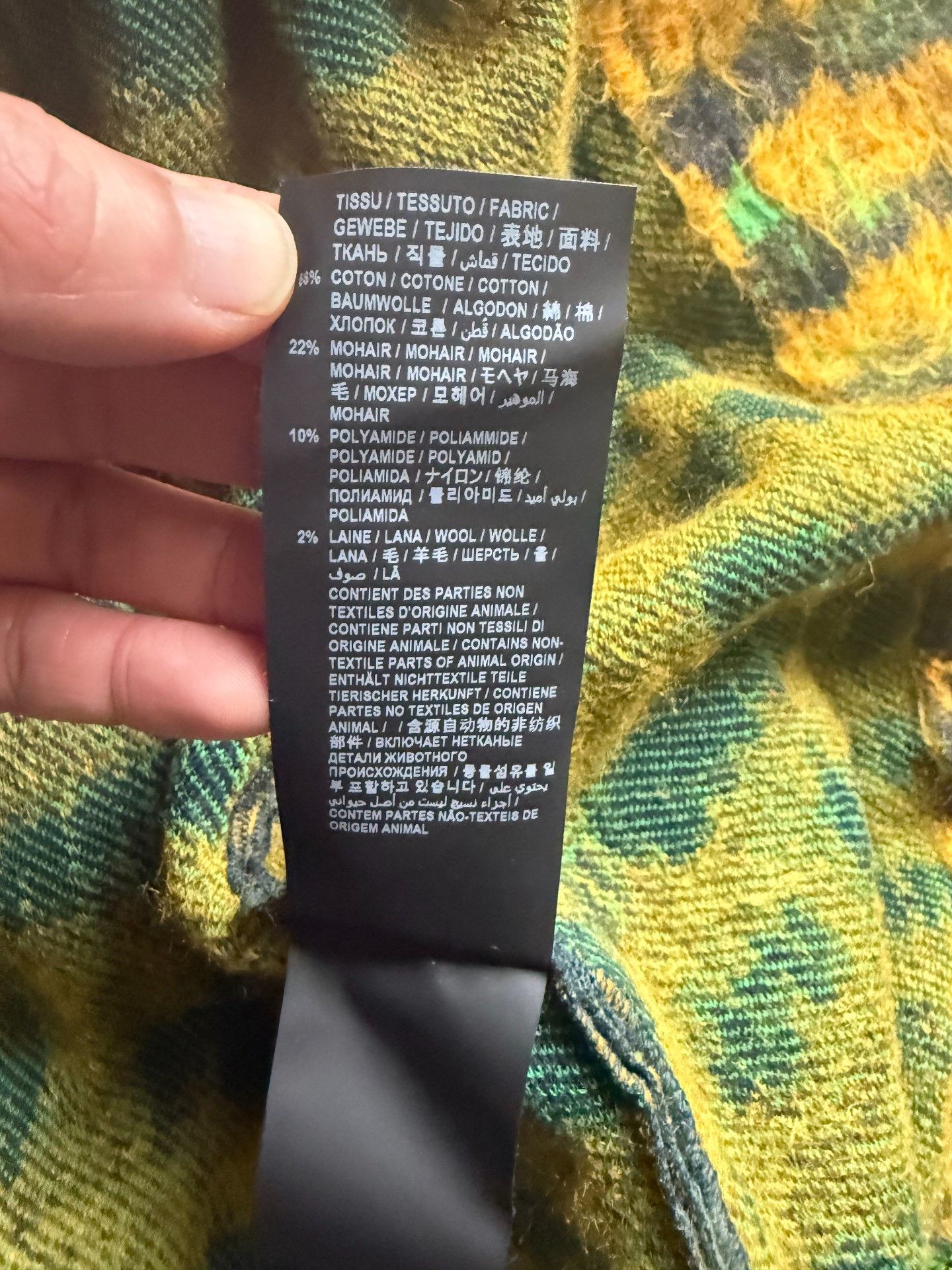 Saint Laurent Paris Saint Laurent Yellow-Green Striped Jacket Size US XS / EU 42 / 0 - 1 Thumbnail
