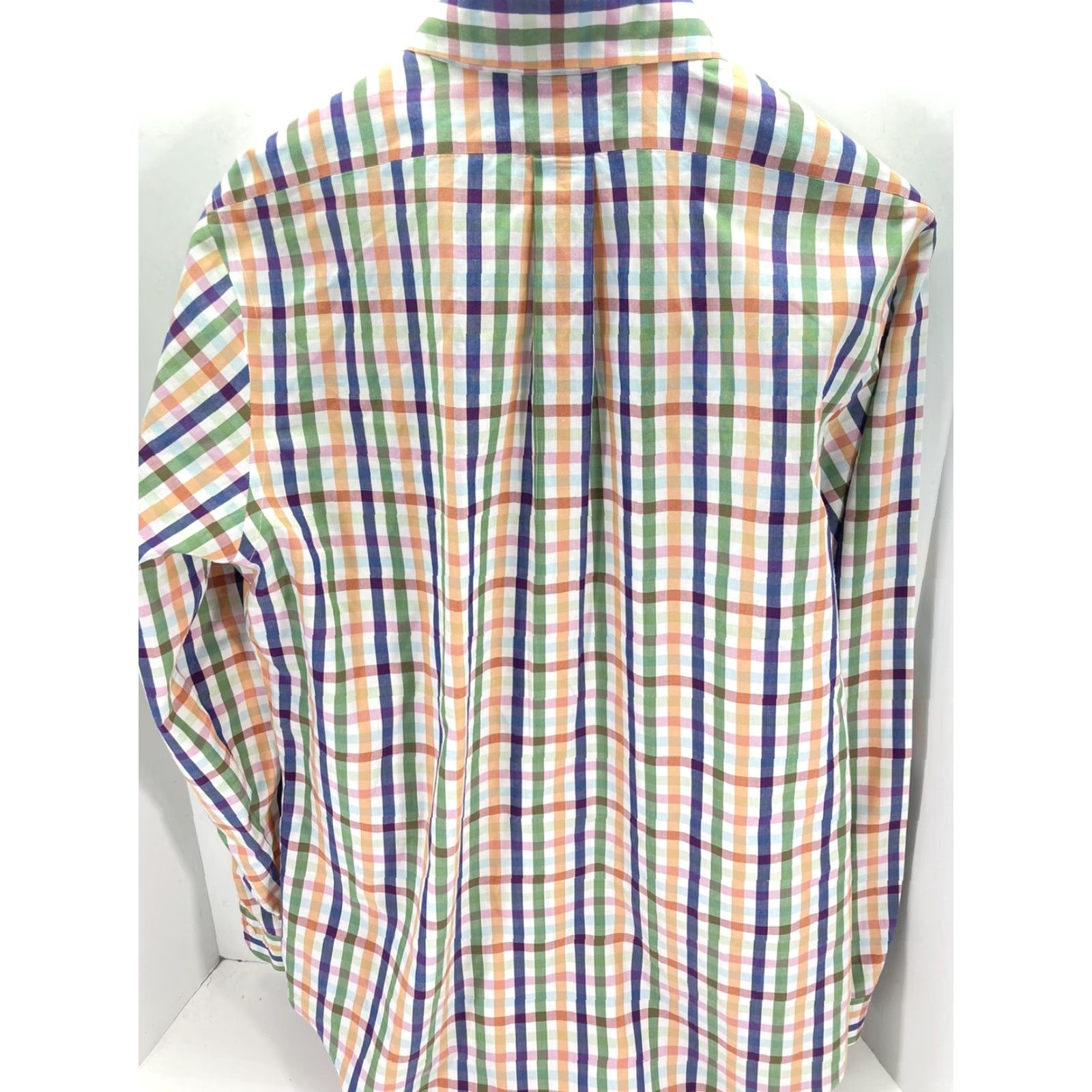 Brooks Brothers Brooks Brothers Original Polo Dress Shirt Men L Striped Long Sleeve Button-Up Multicolor Shirt Size 42R - 6 Thumbnail