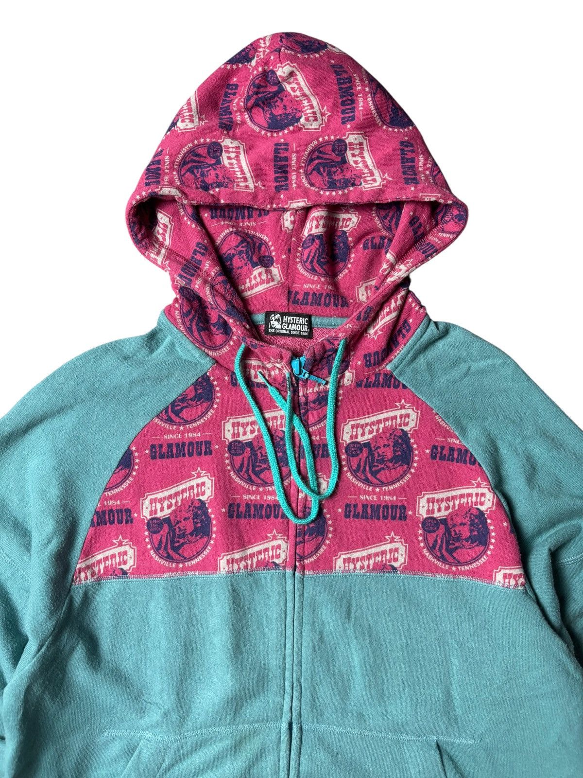 2000s Hysteric Glamour Iconic Girl Zip Hoodie