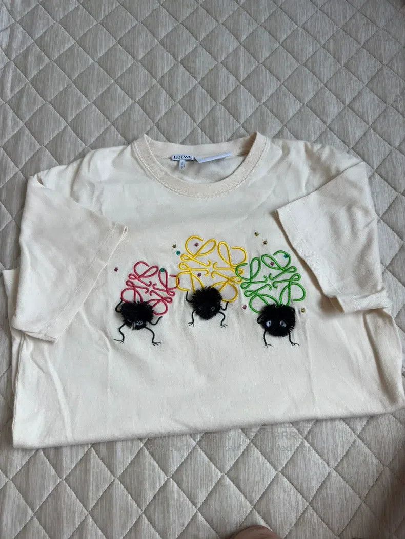 Loewe Loewe Coal Ball Embroidered T-Shirt Size S / US 4 / IT 40 - 2 Thumbnail