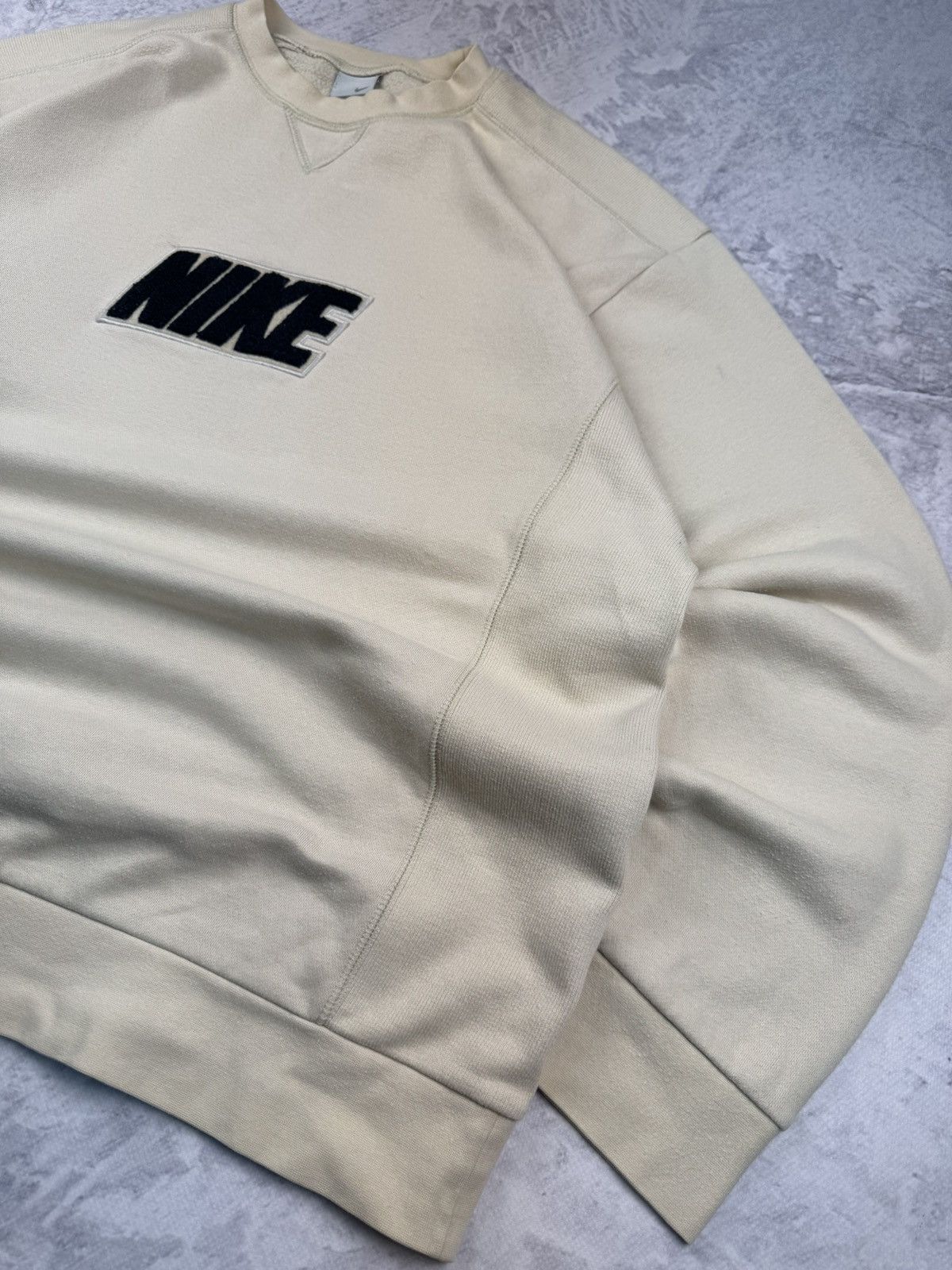 Nike × Vintage NIKE VINTAGE CENTER LOGO OVERSIZE BOXY SWEATSHIRT Size US XL / EU 56 / 4 - 4 Thumbnail