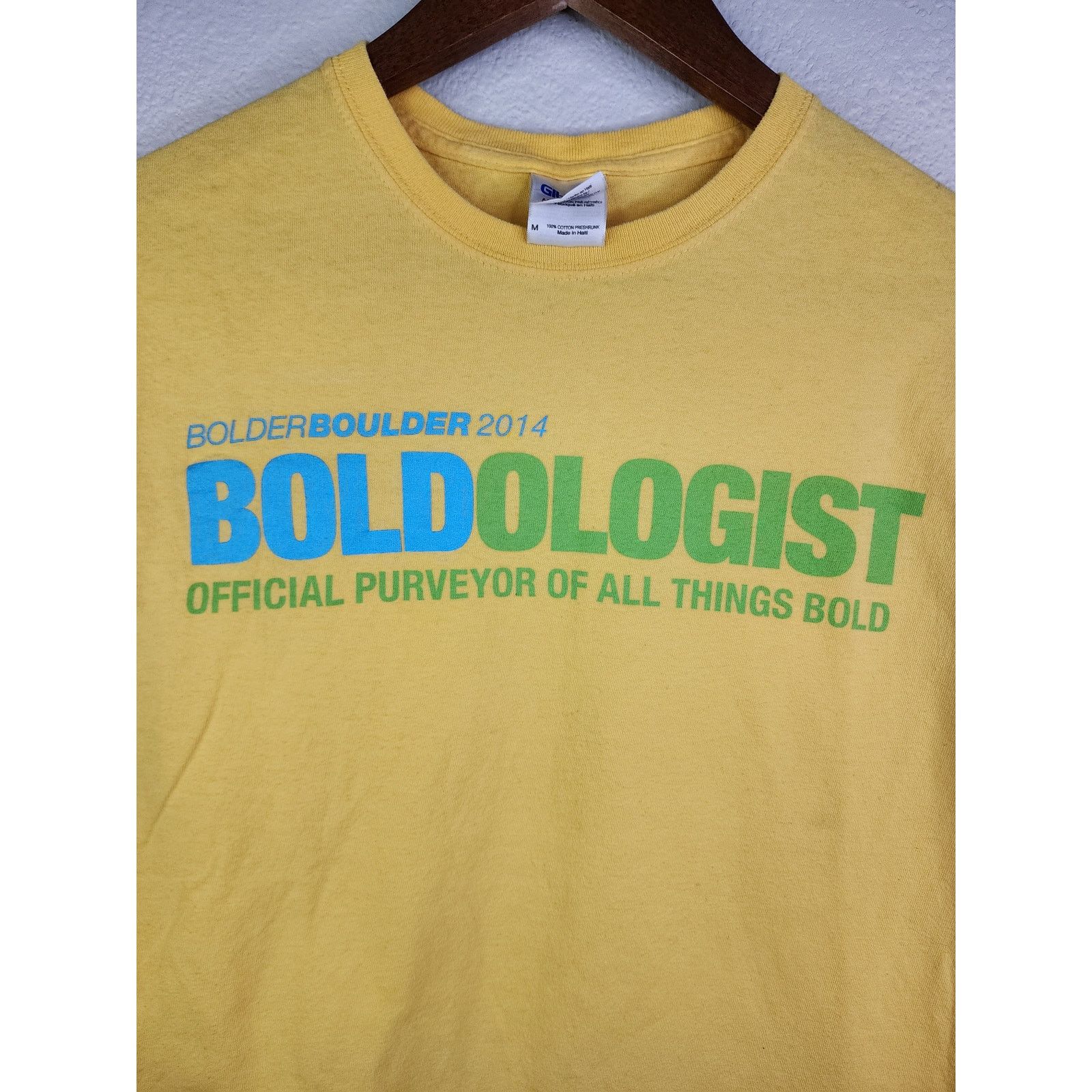 Gildan Bolder Boulder Shirt Official 2014 Event T-Shirt Biologist Size US M / EU 48-50 / 2 - 2 Thumbnail