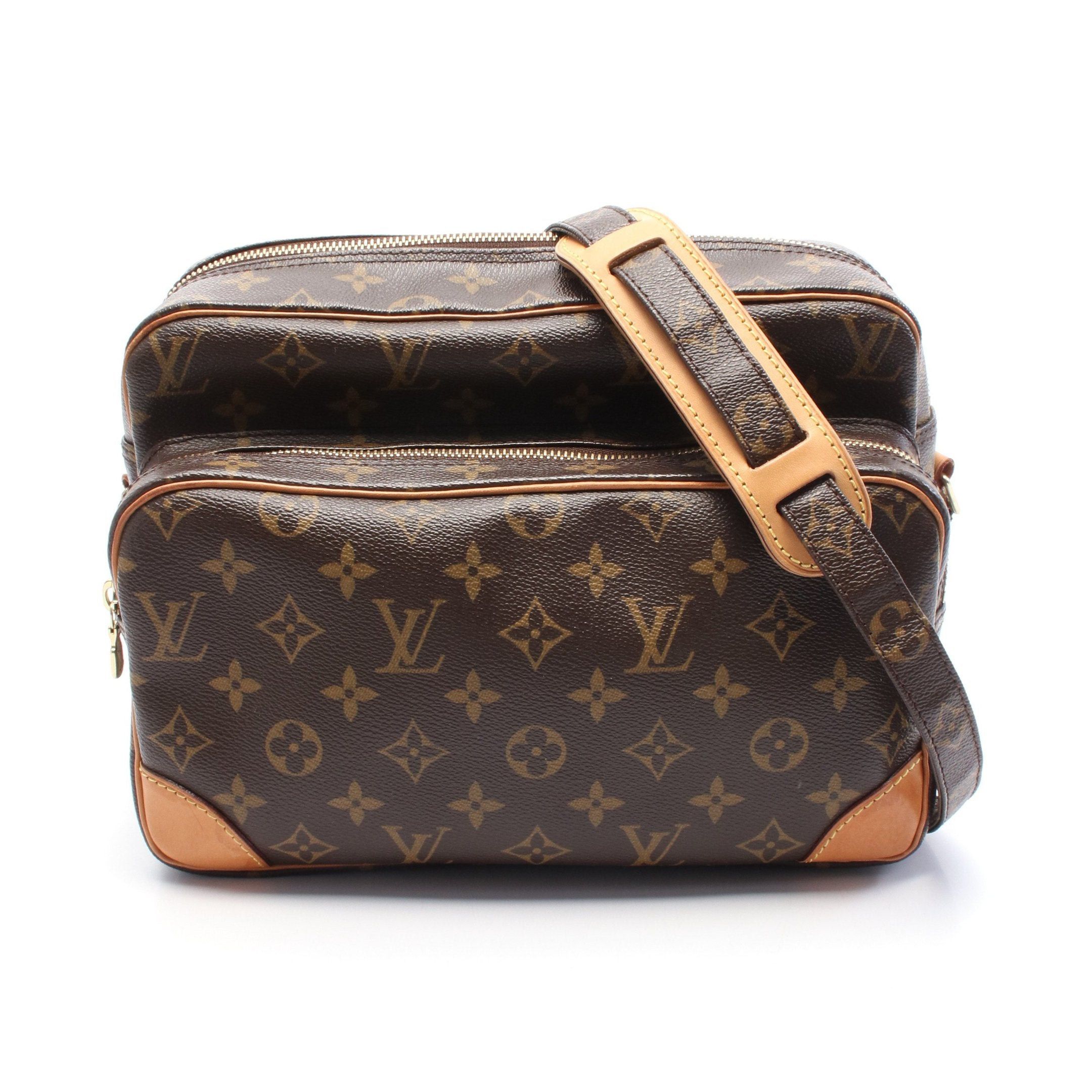 Louis Vuitton Louis Vuitton Nil Monogram Shoulder Bag Leather Brown Size ONE SIZE - 1 Thumbnail