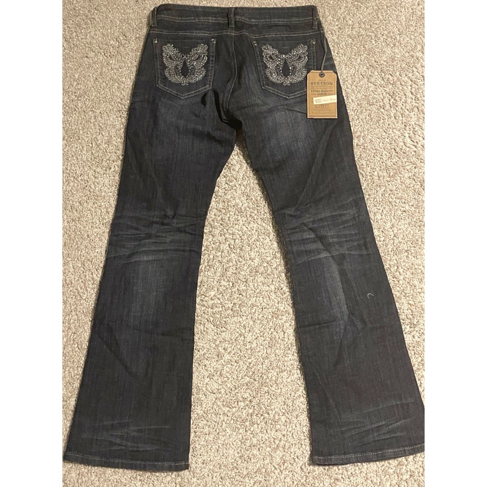 Stetson Stetson Classic Bootcut Jeans Denim Blue Women's Size 8 Reg 31x32 NWT Size 30" / US 8 / IT 44 - 6 Thumbnail