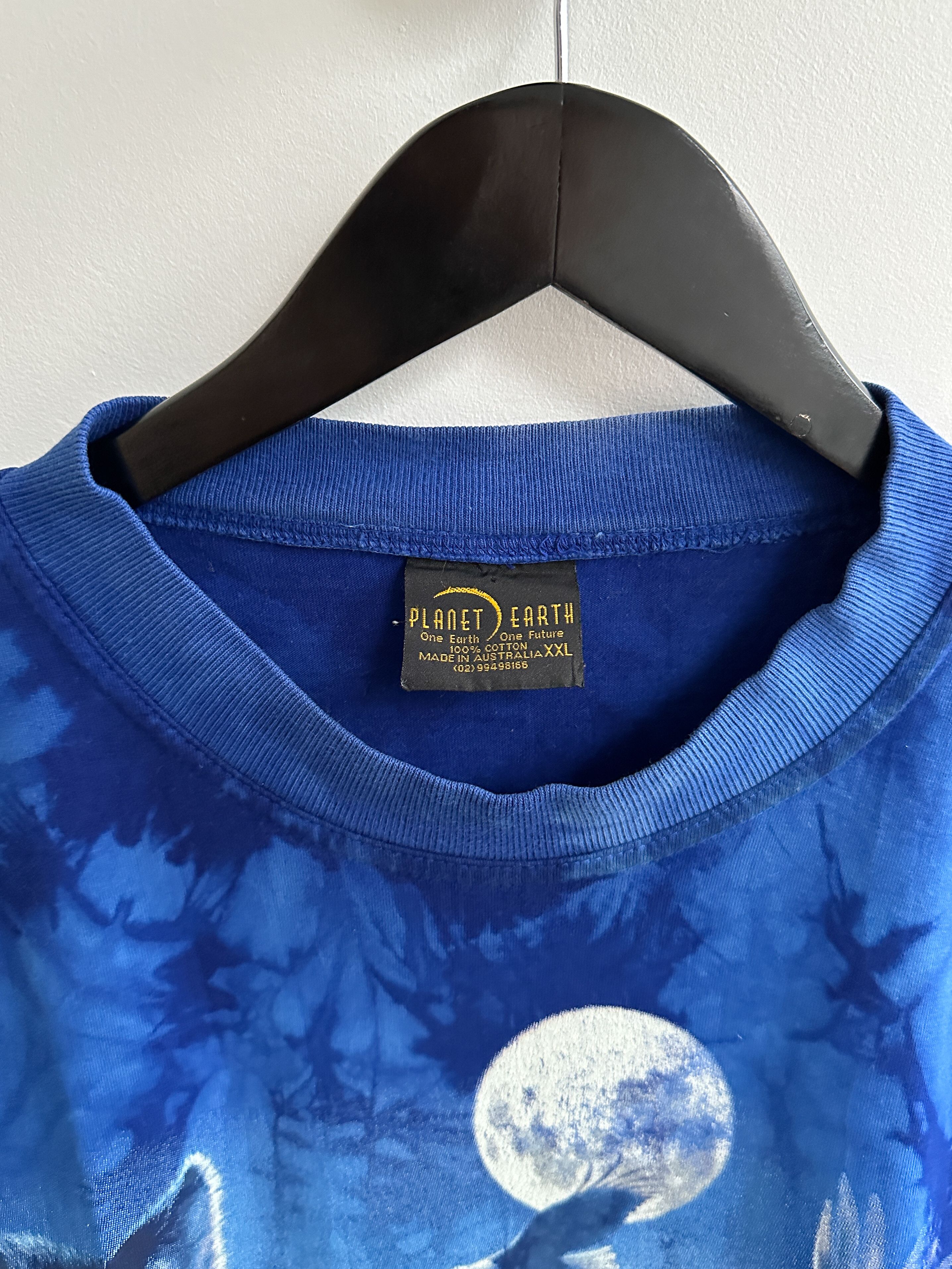 Vintage Vintage Wolf Printed Animal Tee Size US XXL / EU 58 / 5 - 4 Thumbnail