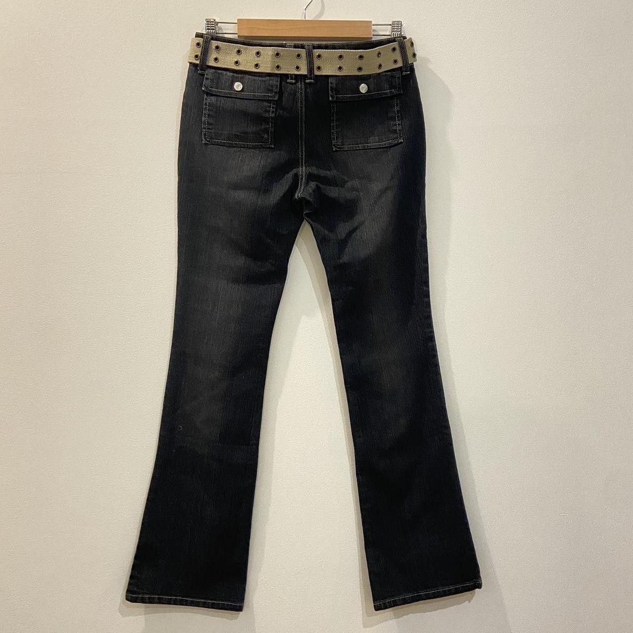 Other vintage stone eagle black wash jeans, low-waisted, boot-cut Size 28" / US 6 / IT 42 - 2 Thumbnail