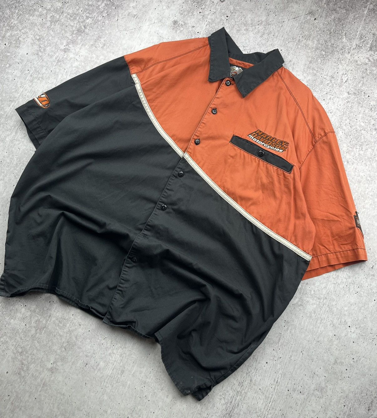 Harley Davidson Vintage Harley-Davidson Shirt Mens XXL HD Motorcycle 2005 Size US XXL / EU 58 / 5 - 2 Thumbnail