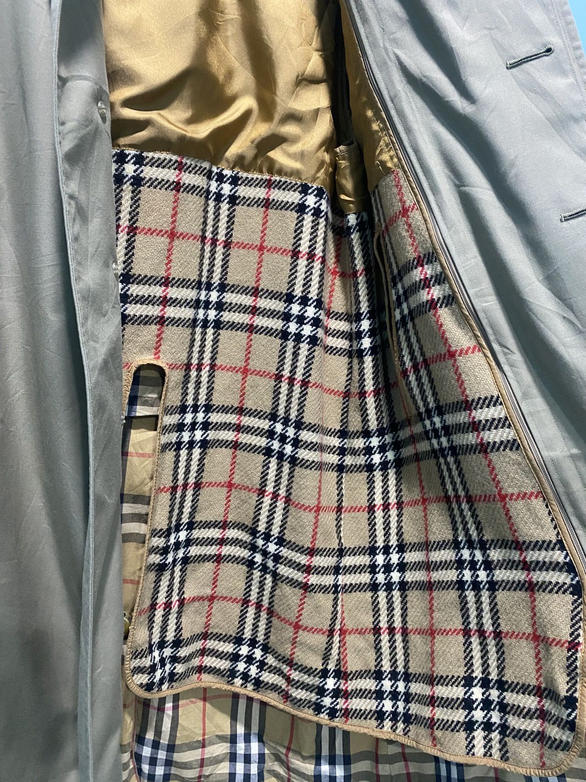 Burberry Vtg Burberry Trench Coat Single Breasted Nova check Jacket Size US M / EU 48-50 / 2 - 9 Thumbnail
