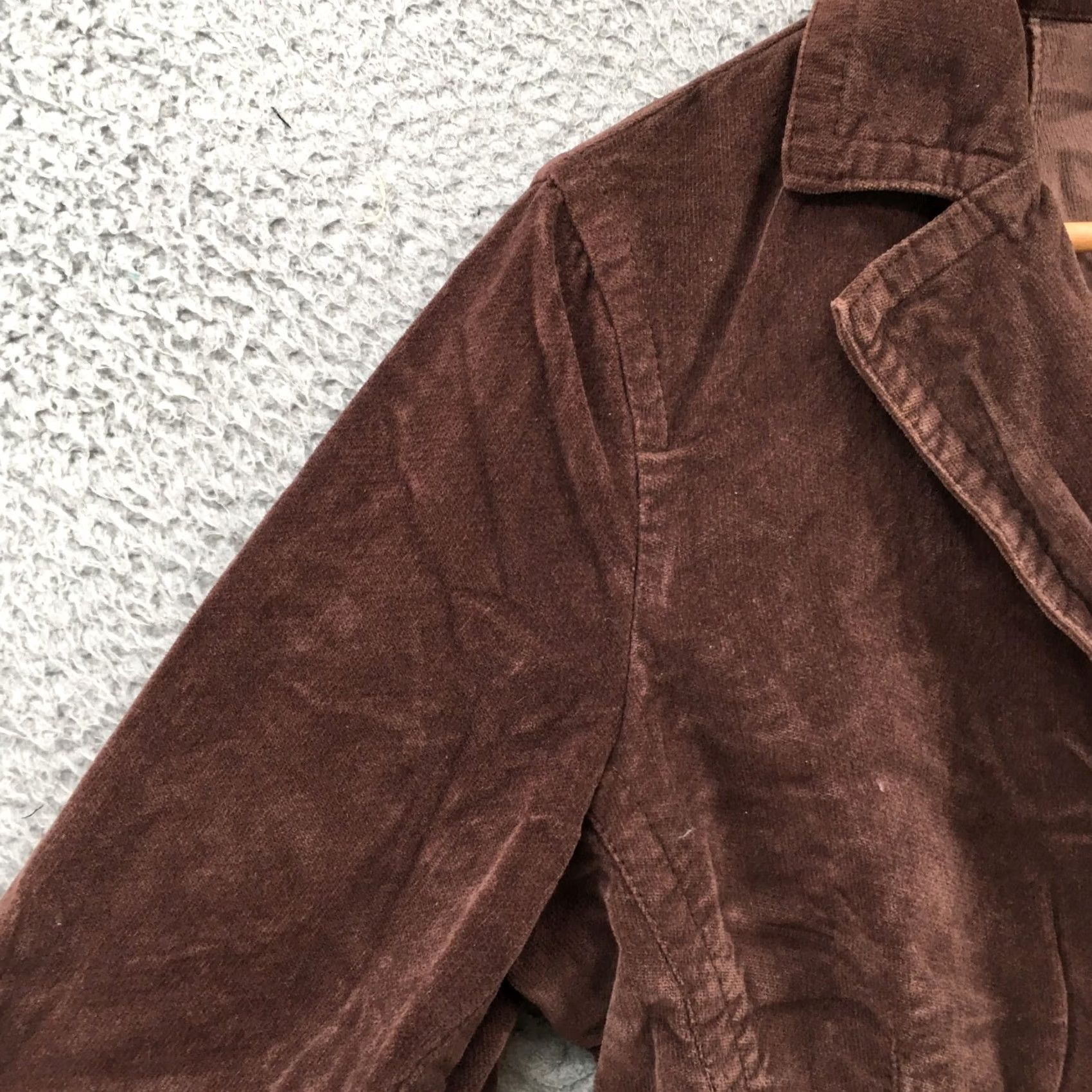 Vintage Caribbean Joe Jacket Womens M Brown Longsleeve Blazer Notched Collar Embroidered Size M / US 6-8 / IT 42-44 - 4 Thumbnail
