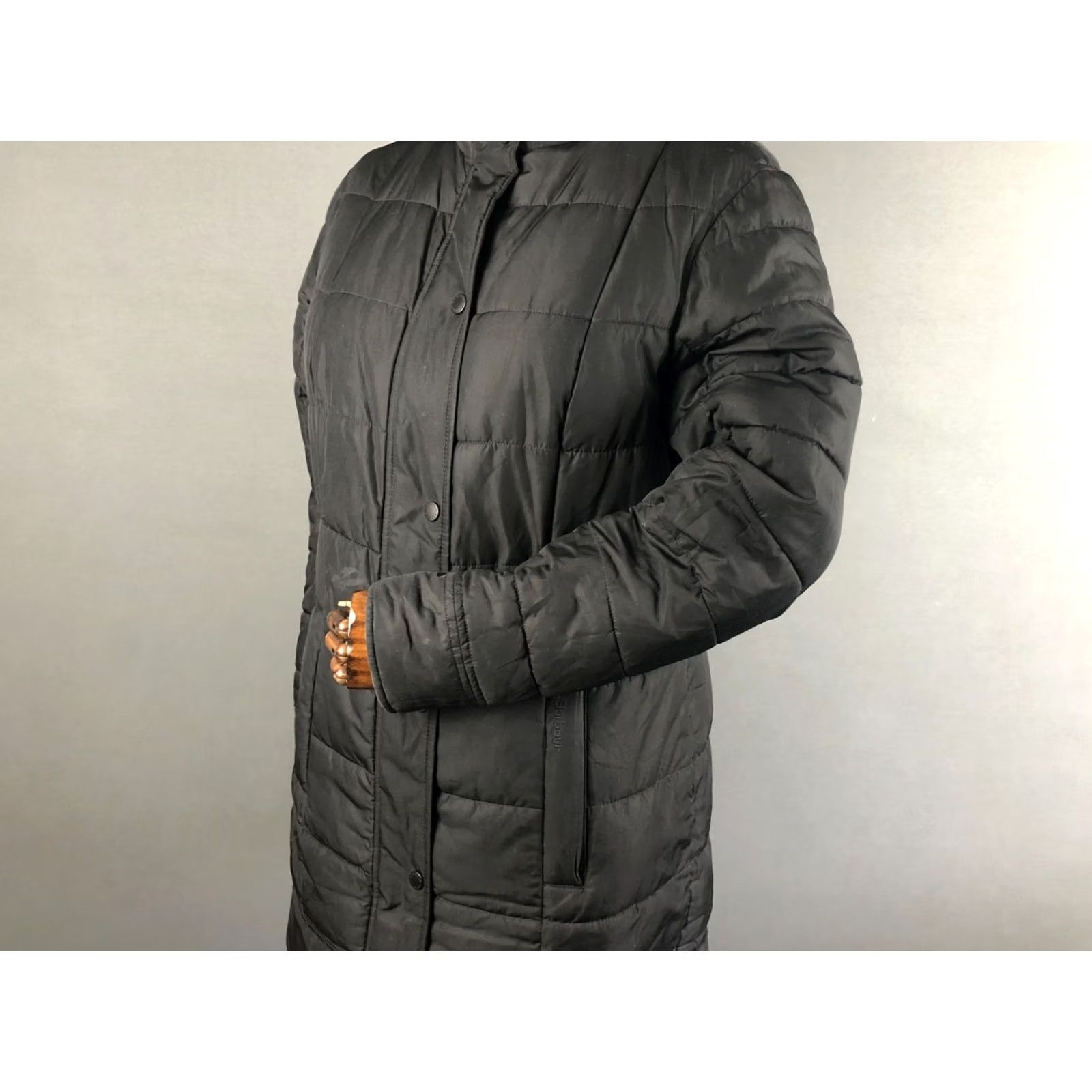 Barbour Barbour Carlin Quilt Jacket Size 8 Black Polyester Hooded Reversible Women's Size M / US 6-8 / IT 42-44 - 6 Thumbnail