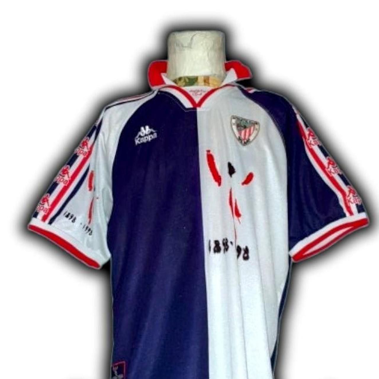 Kappa Athletic Club Bilbao 1995 1996 1997 1998 Away Shirt Jersey Size US XL / EU 56 / 4 - 1 Thumbnail