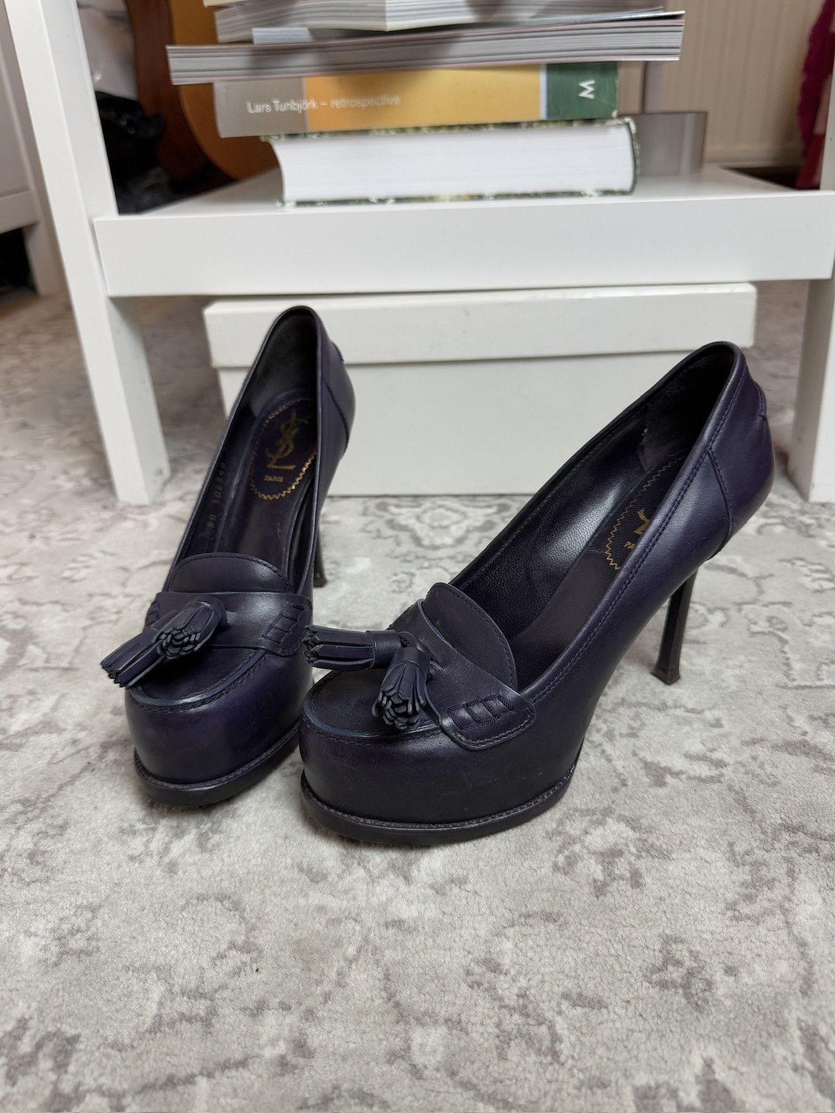 Designer × Vintage × Yves Saint Laurent Vintage 90s Yves Saint Laurent YSL heels US 5.5 designer y2k Size US 5.5 / IT 35.5 - 2 Thumbnail