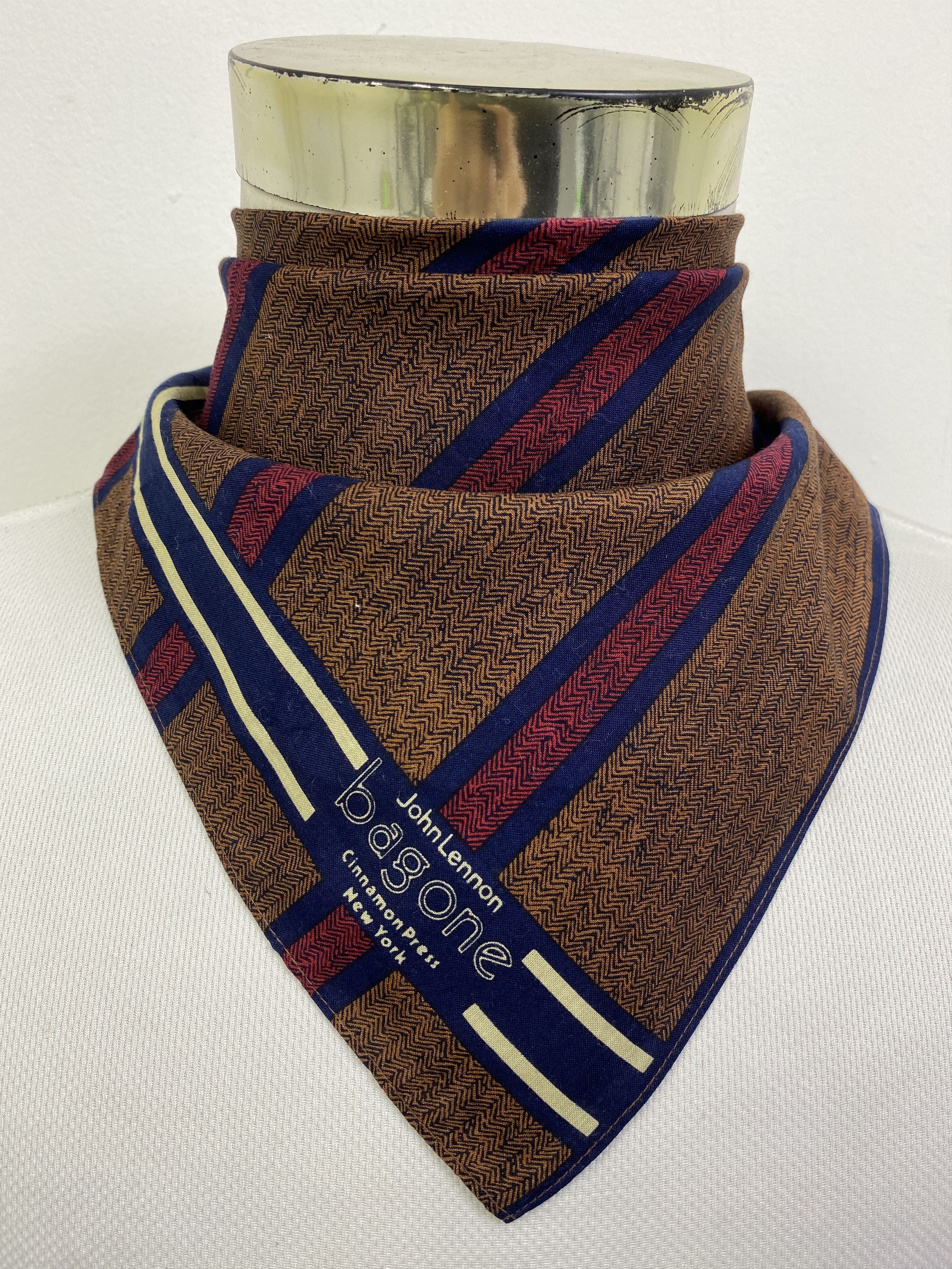 Other Vintage John Lennon Bagone Handkerchief KT0036 Size ONE SIZE - 2 Thumbnail