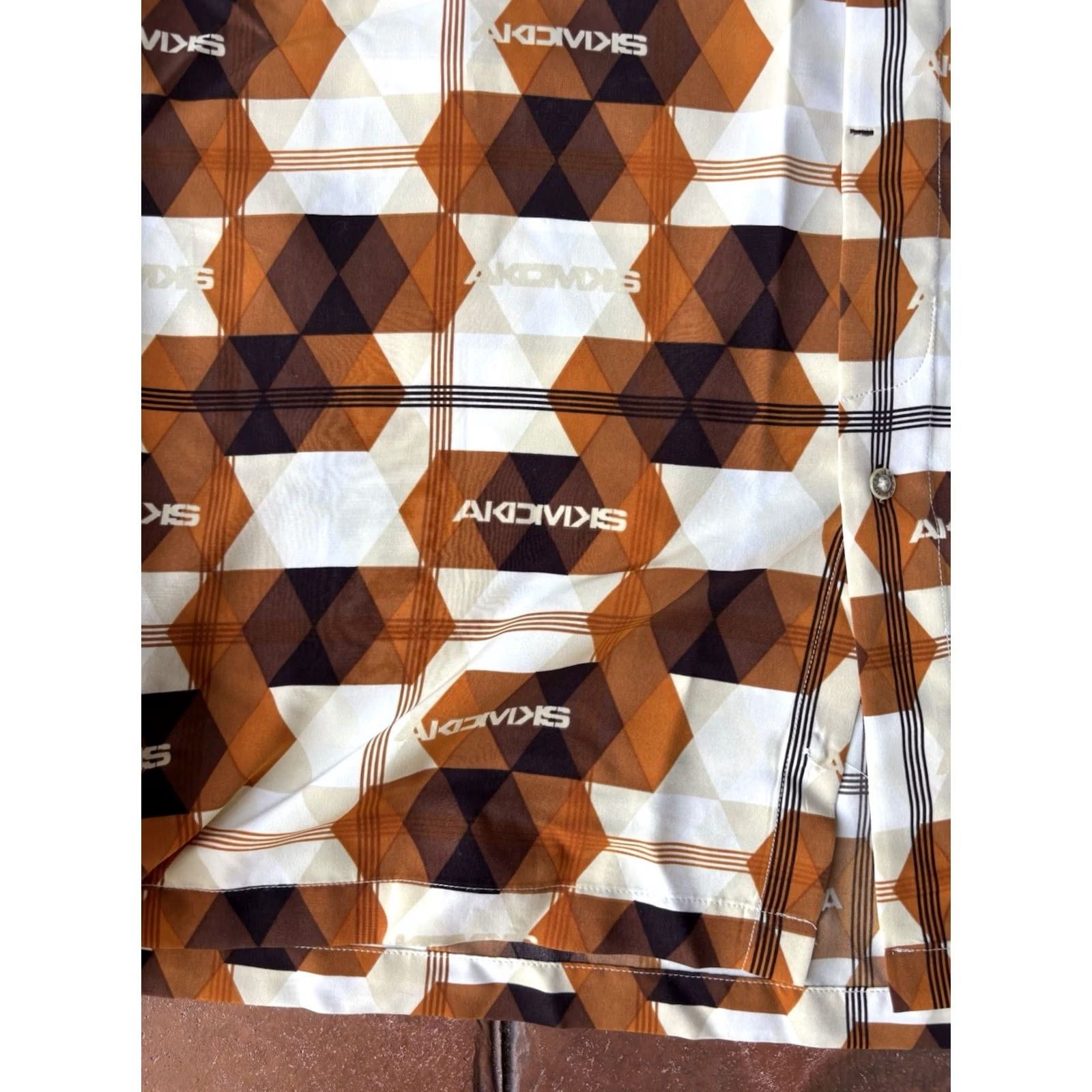 Akademiks VINTAGE Akademiks AOP Hawaiian Button Up Shirt Mens XL Hip Hop Shirt Size US XL / EU 56 / 4 - 7 Thumbnail