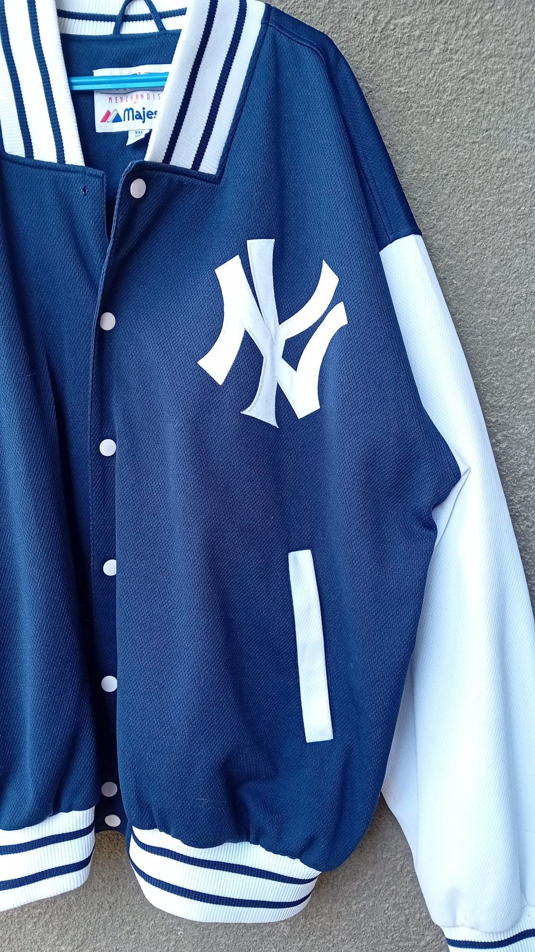 Majestic × New York Yankees NY Yankees Majestic Varsity Jacket Genuine Merchandise XXL Size US XXL / EU 58 / 5 - 5 Thumbnail