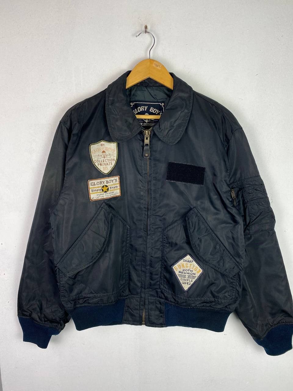 Japanese Brand glory boys bomber jacket sunfaded nice design Size US L / EU 52-54 / 3 - 1 Thumbnail
