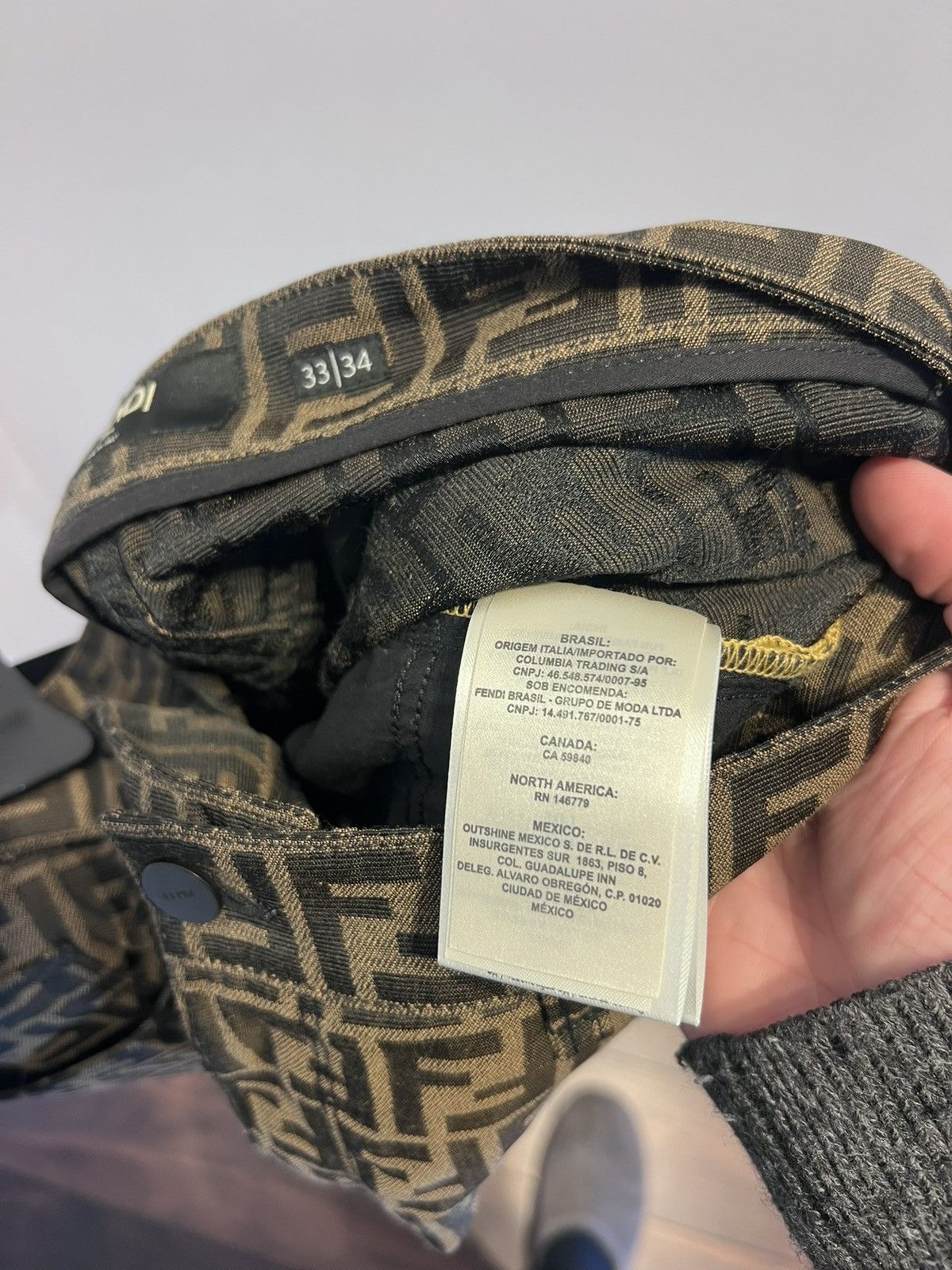 Fendi Fendi Jean Jacquard Size US 33 - 6 Thumbnail