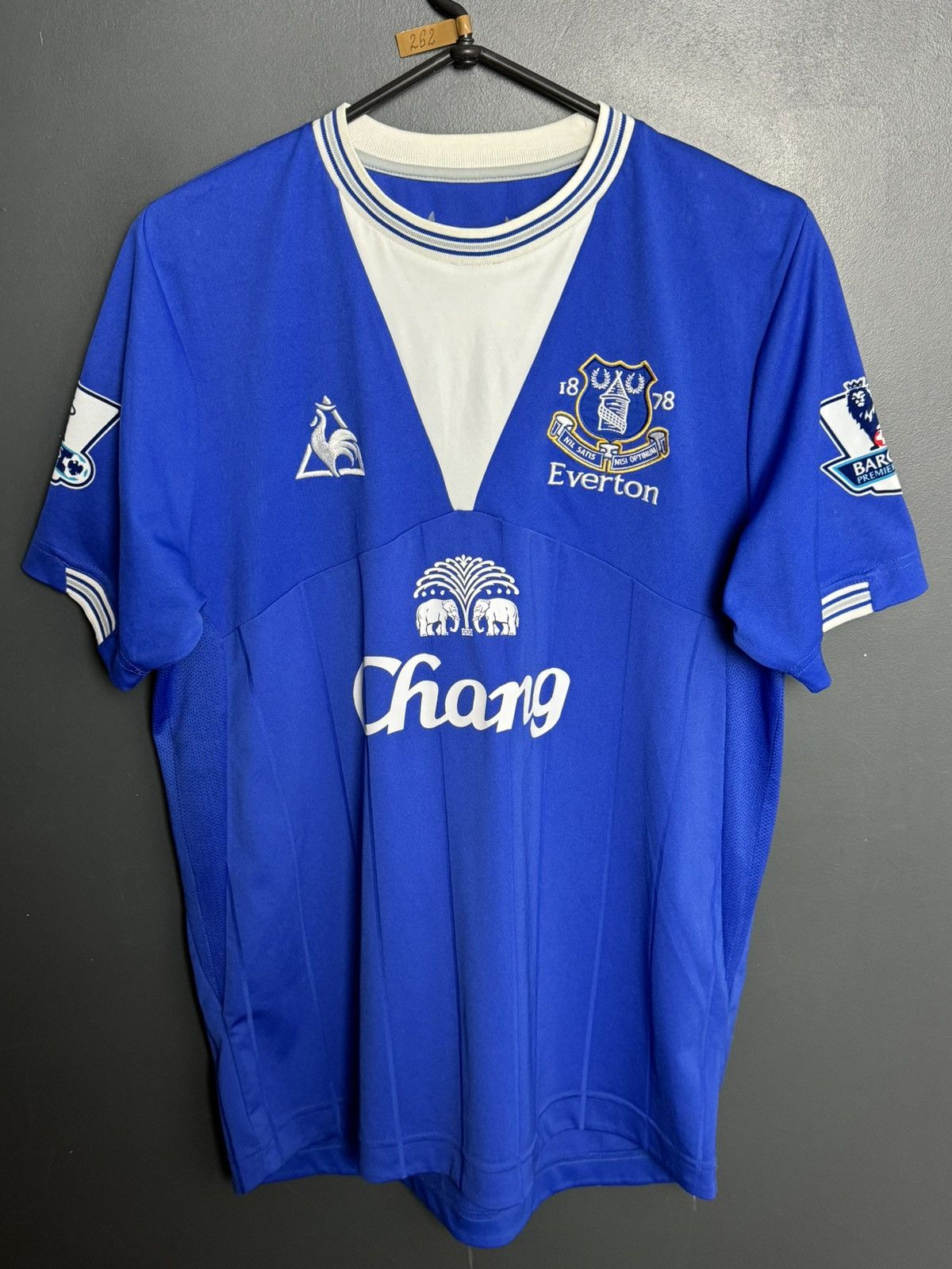 Le Coq Sportif Everton 09/10 Home Saha Football Jersey Size US M / EU 48-50 / 2 - 2 Thumbnail