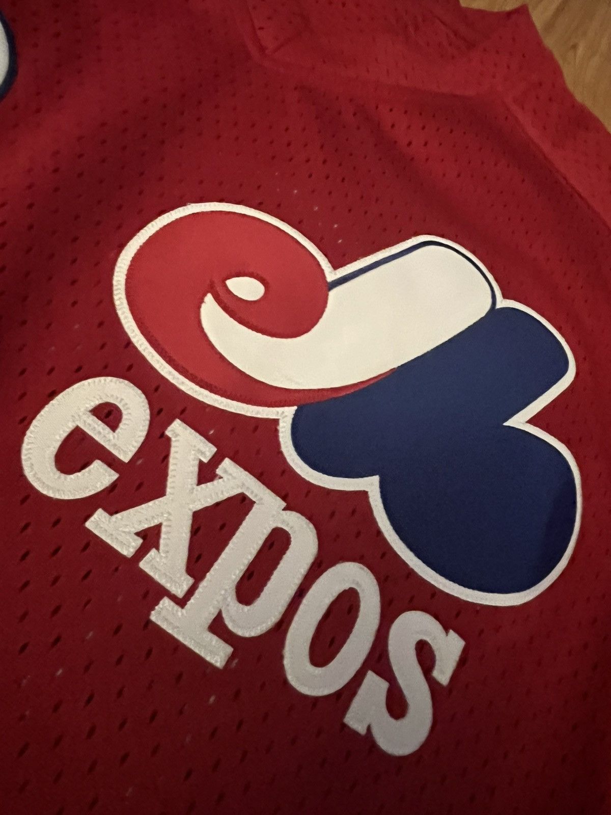 Mitchell & Ness Montreal Expos Raines Mitchell & Ness 89 Mesh Batting Jersey Size US L / EU 52-54 / 3 - 4 Thumbnail