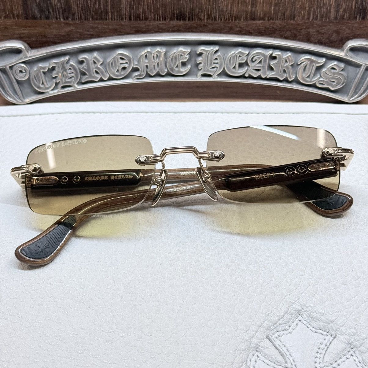 Chrome Hearts Chrome Hearts Deep I Sunglasses Size ONE SIZE - 1 Thumbnail