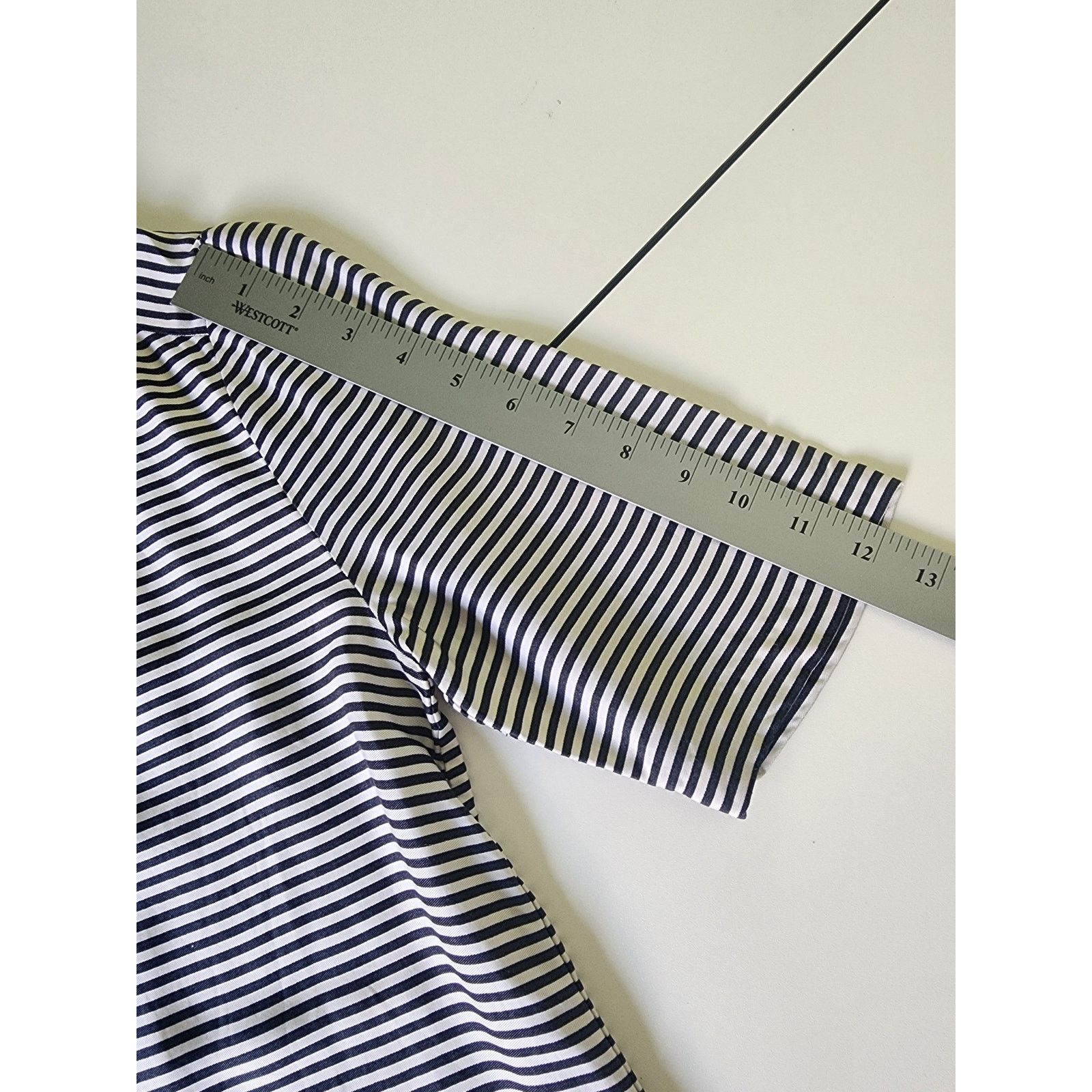 Lands' End Canvas by Lands End Black Stripe Blouse Womens 4 Size S / US 4 / IT 40 - 5 Thumbnail