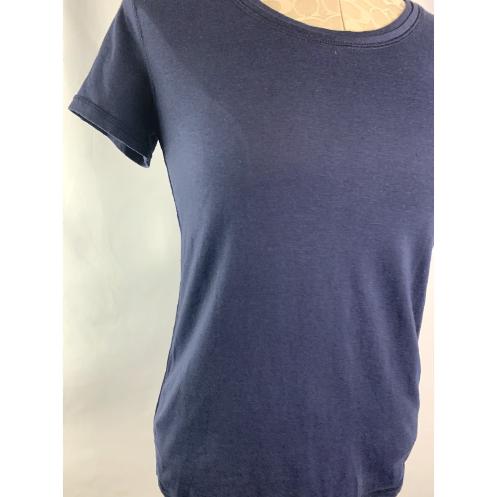 Talbots Talbots Petite T Short Sleeve Women's Navy Blue Activewear Tshirt Size XXS / US 00 / IT 34 - 4 Thumbnail