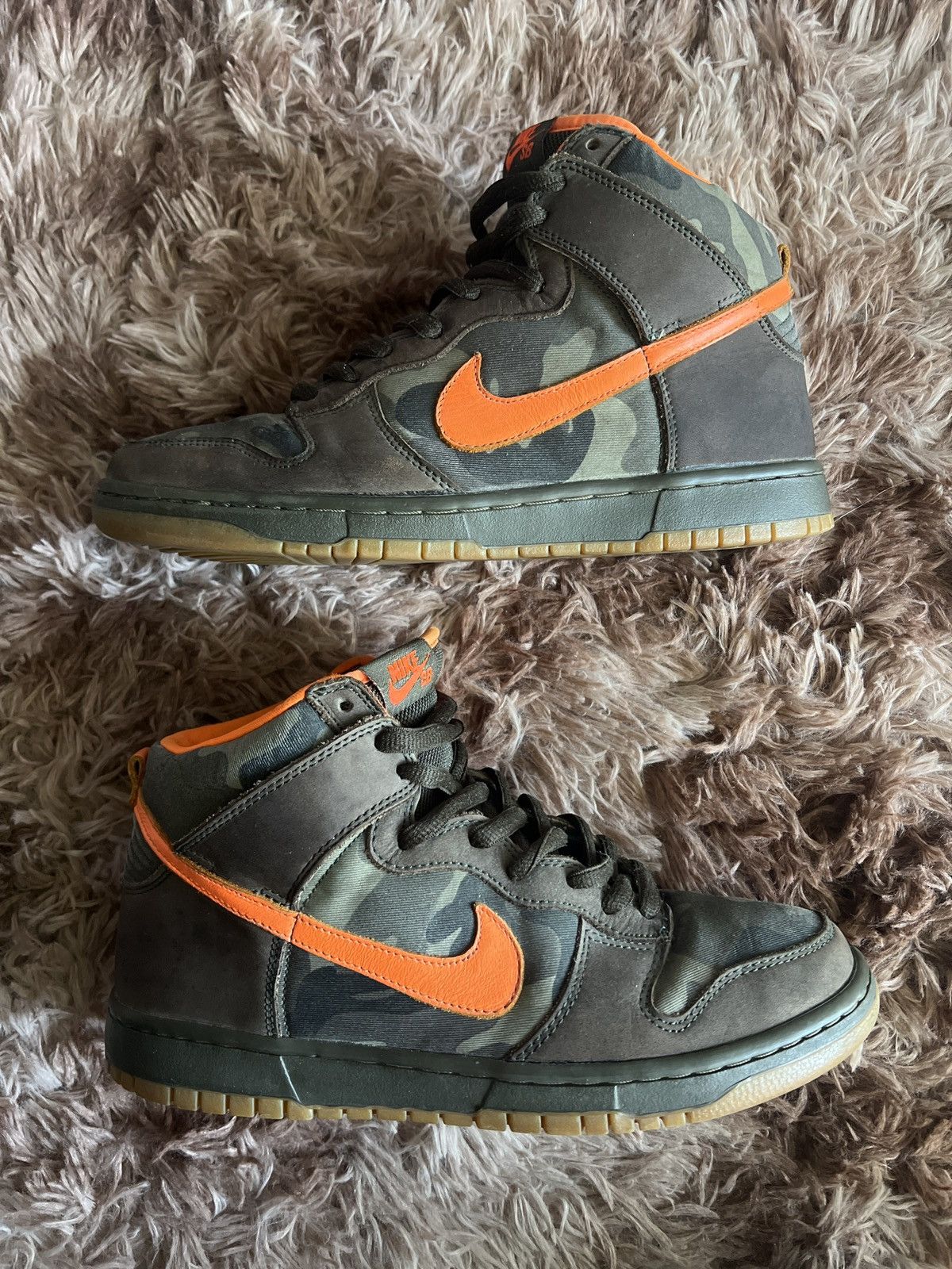 image of Nike Sb Dunk Hi “Brian Anderson” Shoes in Camo, Men's (Size 9.5)