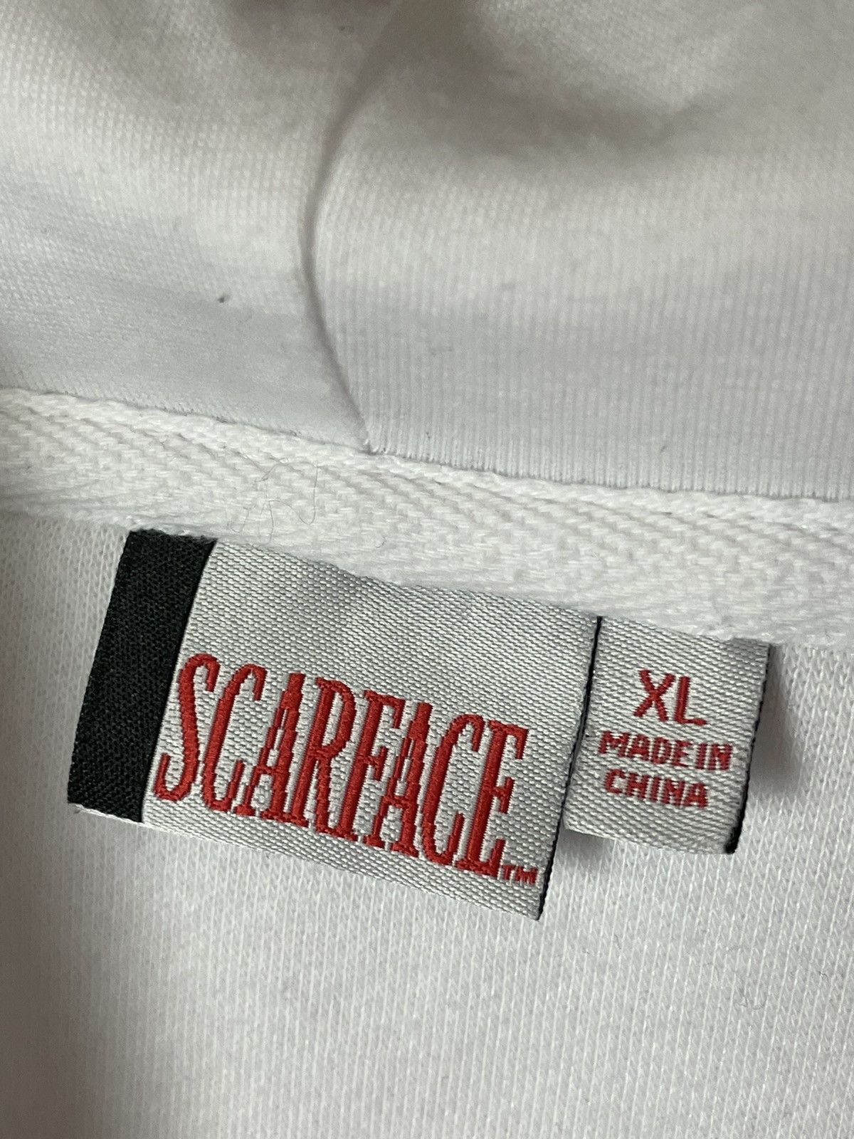Vintage Vintage Scarface Hoodie Tony Montana Movie SCARFACE Big LOGO Size US XL / EU 56 / 4 - 9 Thumbnail