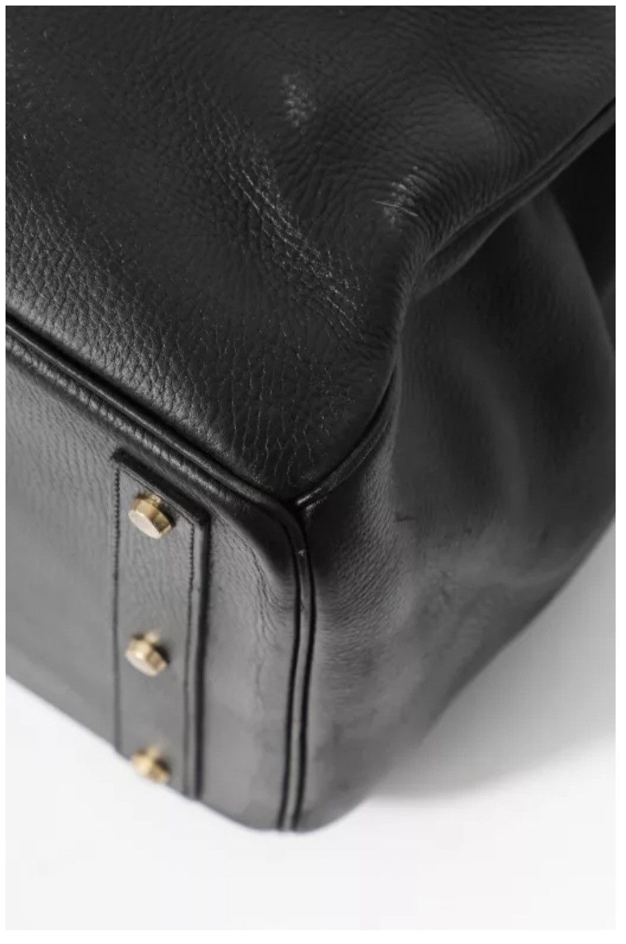 Hermes Black Togo Hermès Birkin Haut à Courroies 55 Size ONE SIZE - 8 Thumbnail