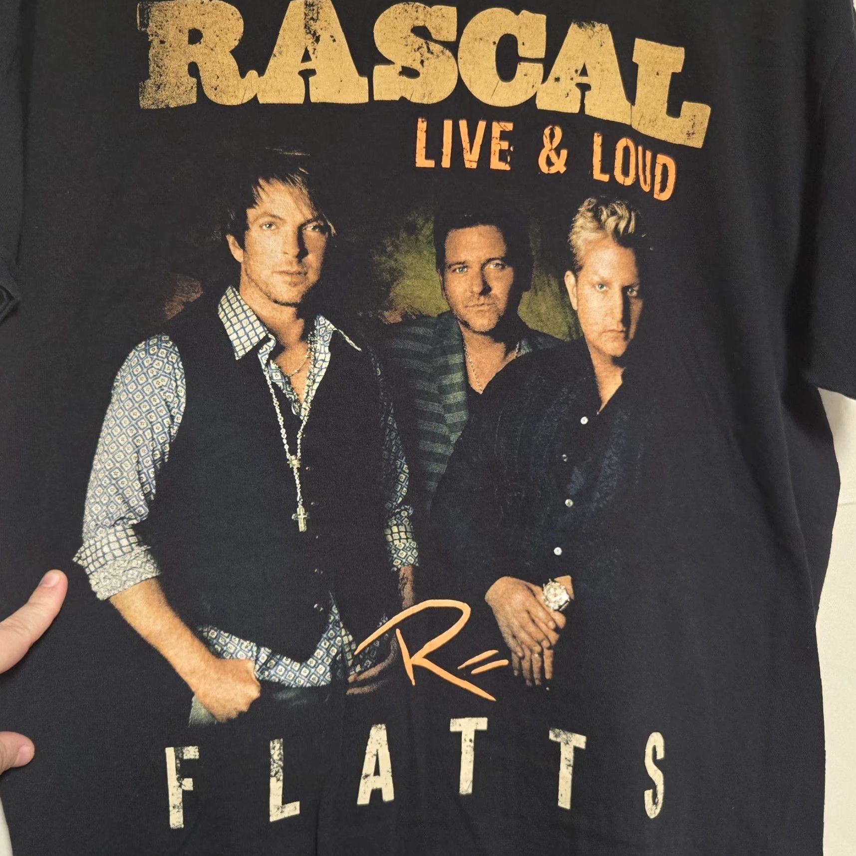 Vintage Rascal Flatts Live & Loud Tour T Shirt L Black Men Shirt Music Concert 2013 Rascal Flatts Tour Size US L / EU 52-54 / 3 - 6 Thumbnail