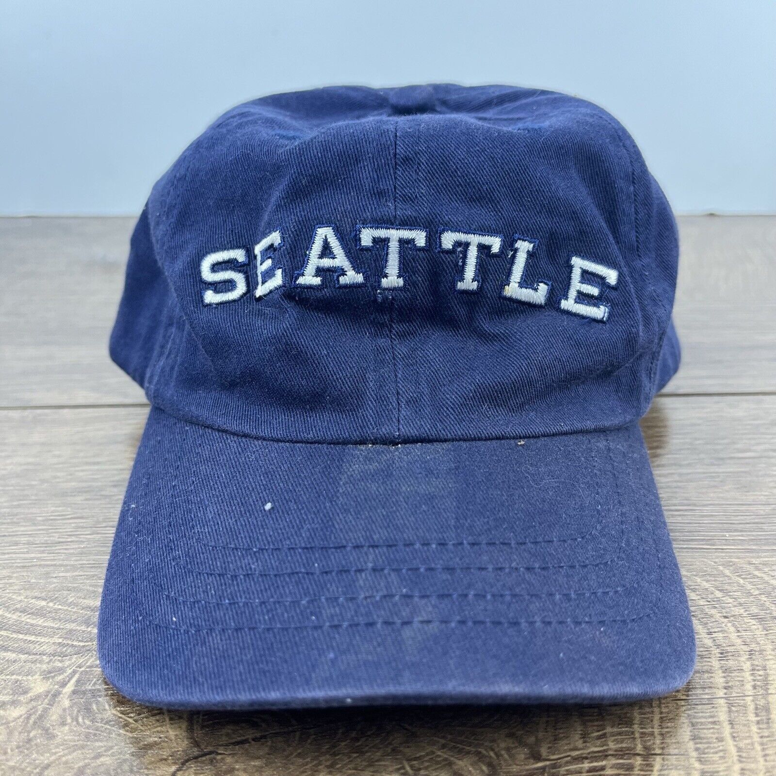 Other Seattle Blue Hat Seattle Seahawaks Blue Adjustable Hat Blue Size ONE SIZE - 4 Thumbnail