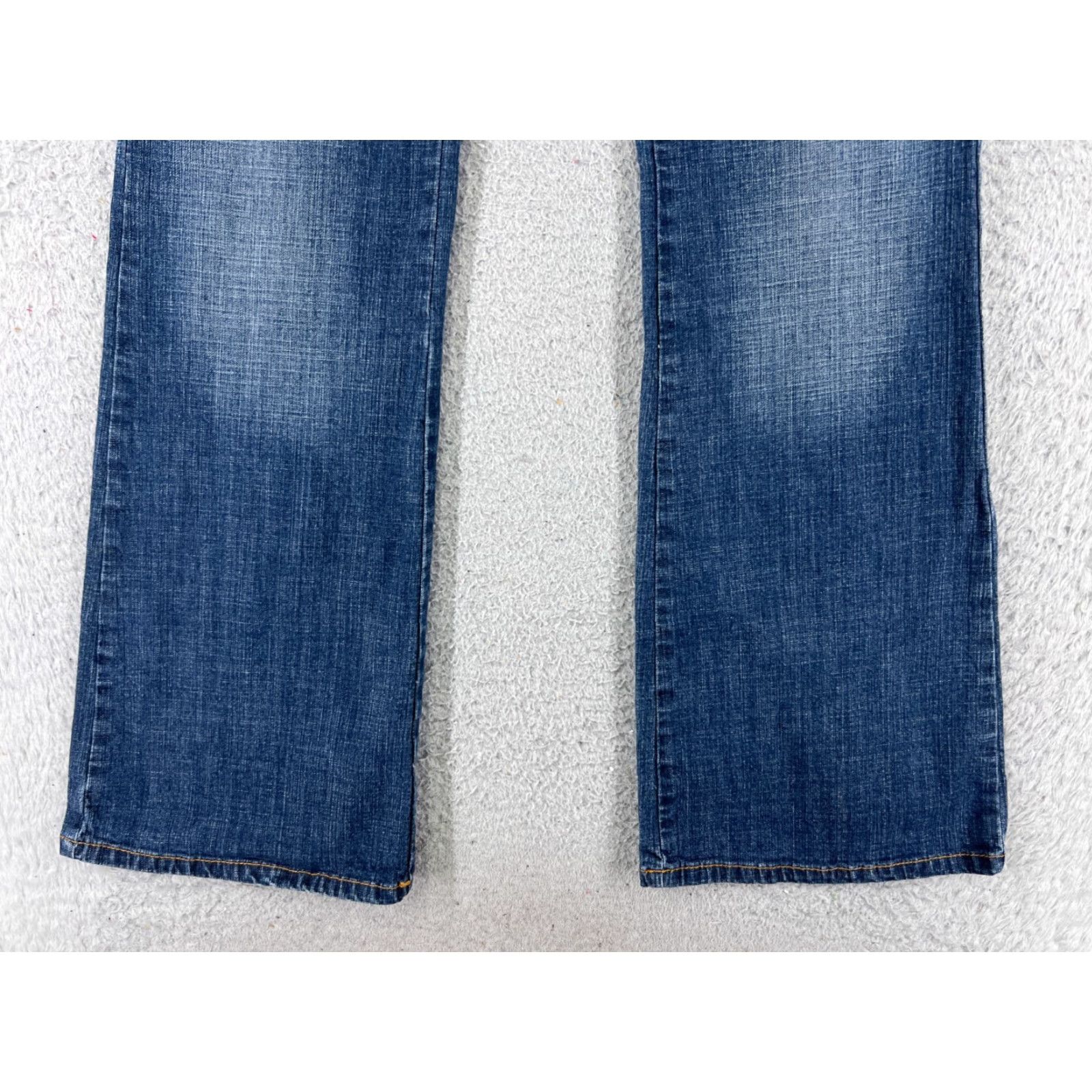 Vintage SO Jeans Jeans Blue Denim 29x31 Women's Regular Flared Low Rise 9 Cotton Blend Stretch City 90s? (Note: avoid adding unknown decade) Size 30" / US 8 / IT 44 - 2 Thumbnail
