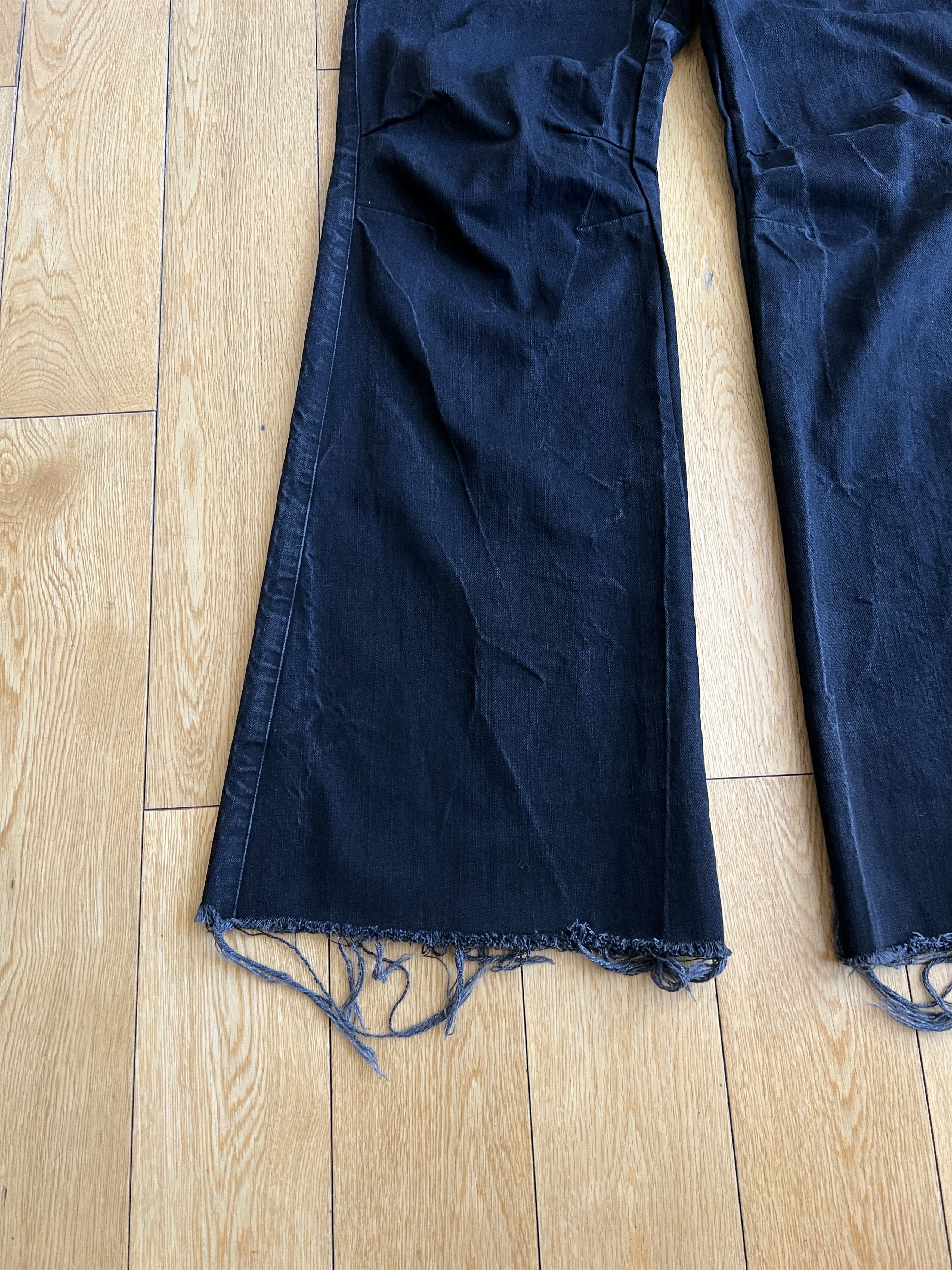 Other WASHED FLARED BIKER PANTS Size US 31 - 2 Thumbnail