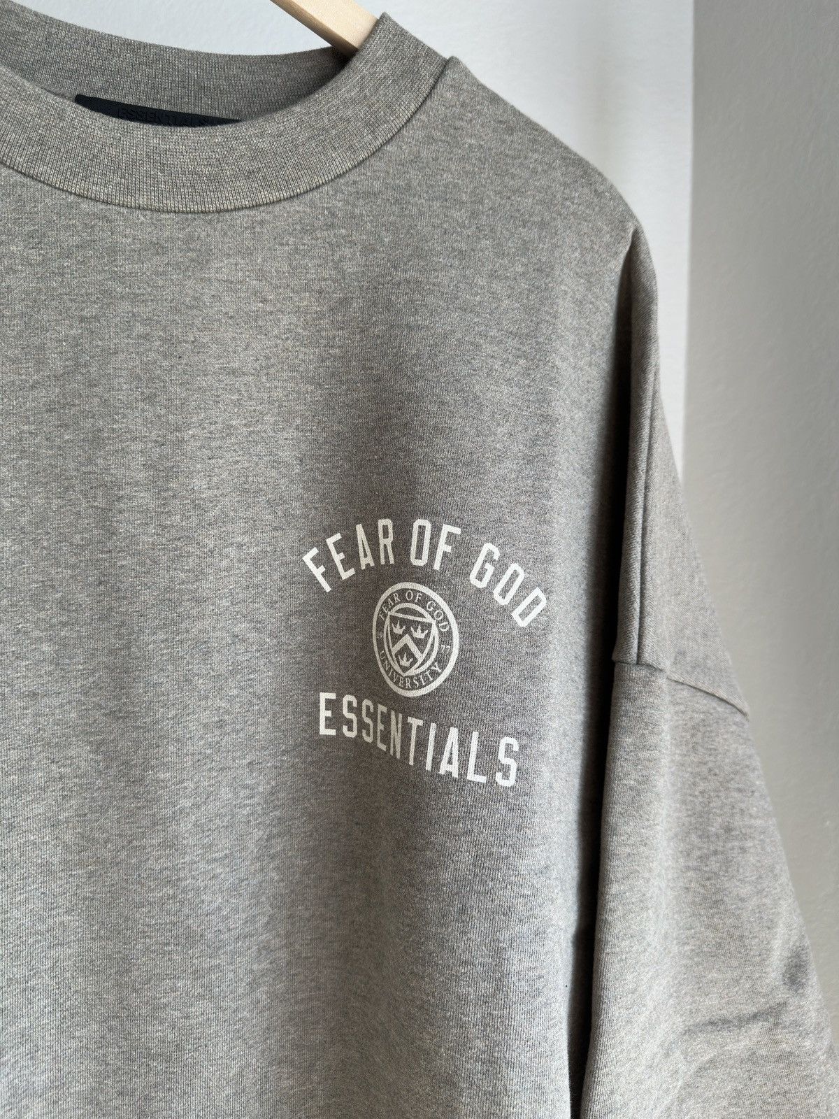 Essentials Essentials Fear of God University Crewneck Grey Size US XXL / EU 58 / 5 - 3 Thumbnail