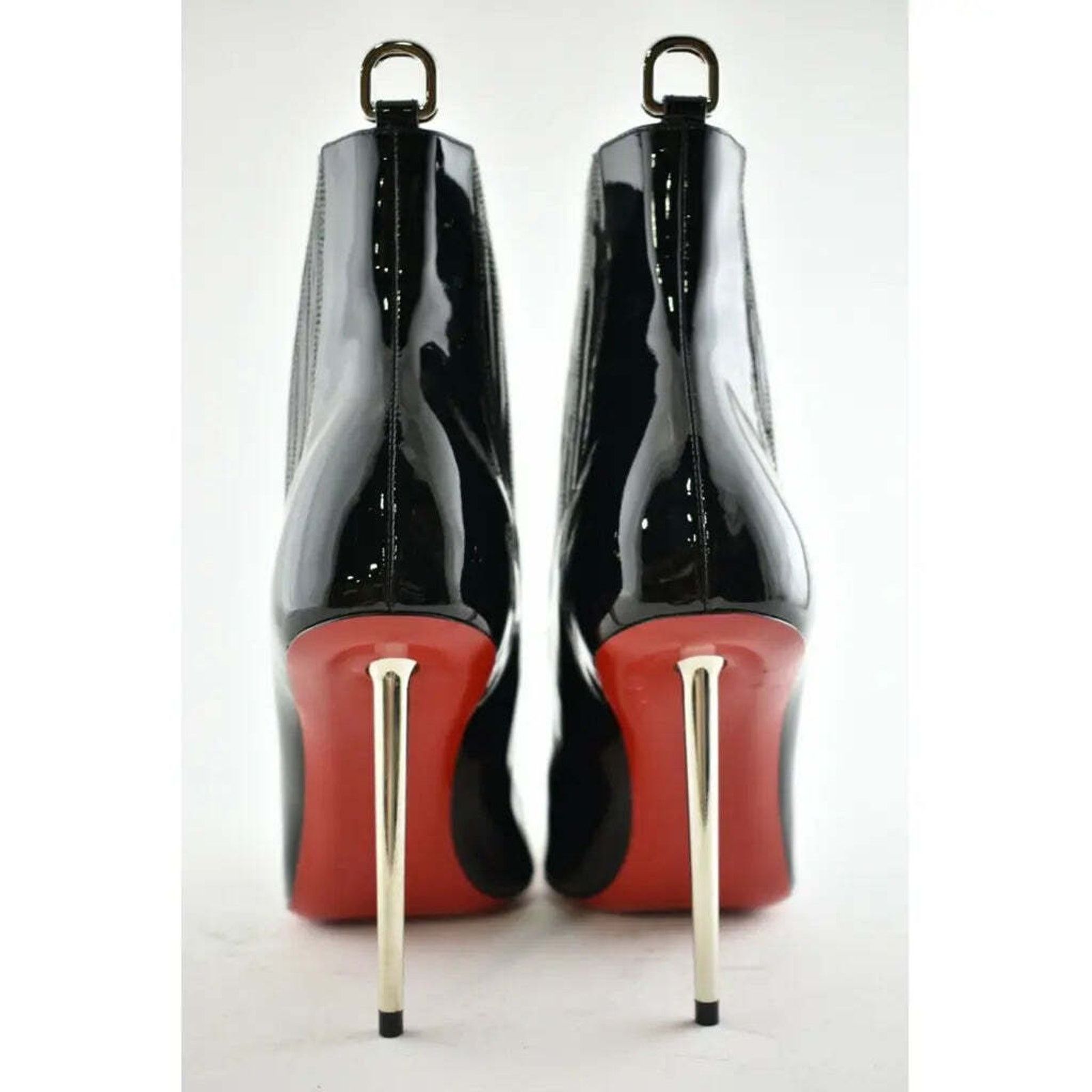 Christian Louboutin Christian Louboutin Epic Boot 100 Black Patent Stiletto Heel Size US 6 / IT 36 - 11 Thumbnail