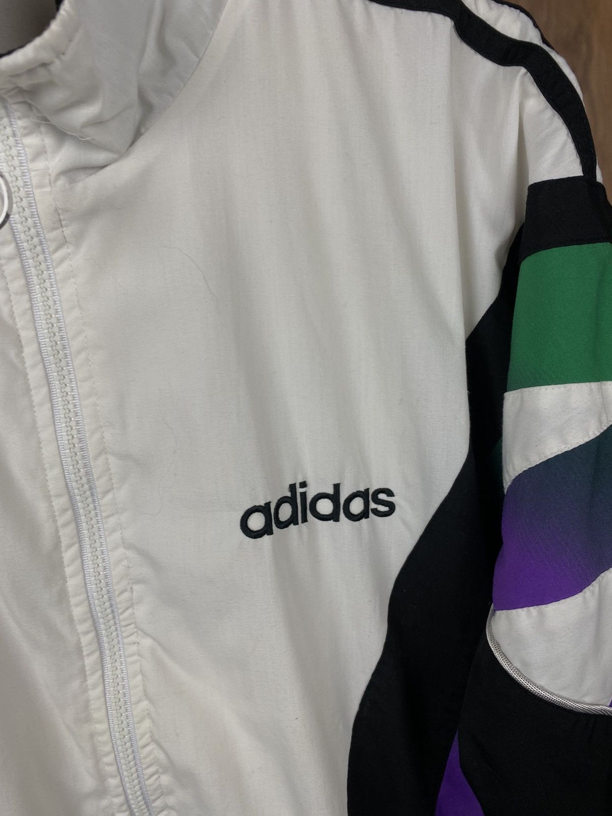 Adidas 🔥Vintage 90s Jacket Bomber Olympic Adidas Retro VTG Tee🔥 Size US M / EU 48-50 / 2 - 7 Thumbnail