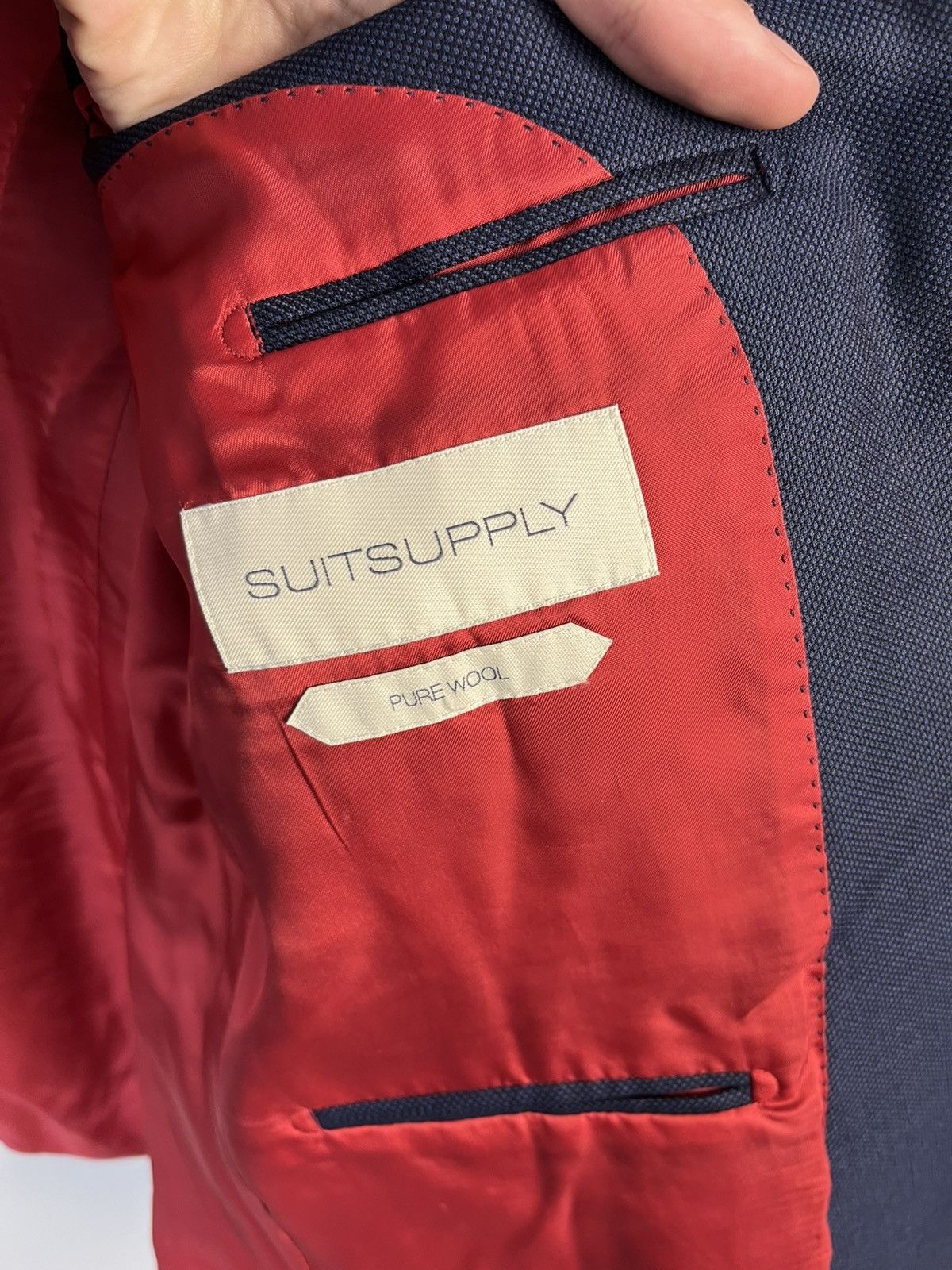 Suitsupply Suitsupply Sienna Luxury Classic Pure Wool Blazer Jacket Size 42R - 7 Thumbnail