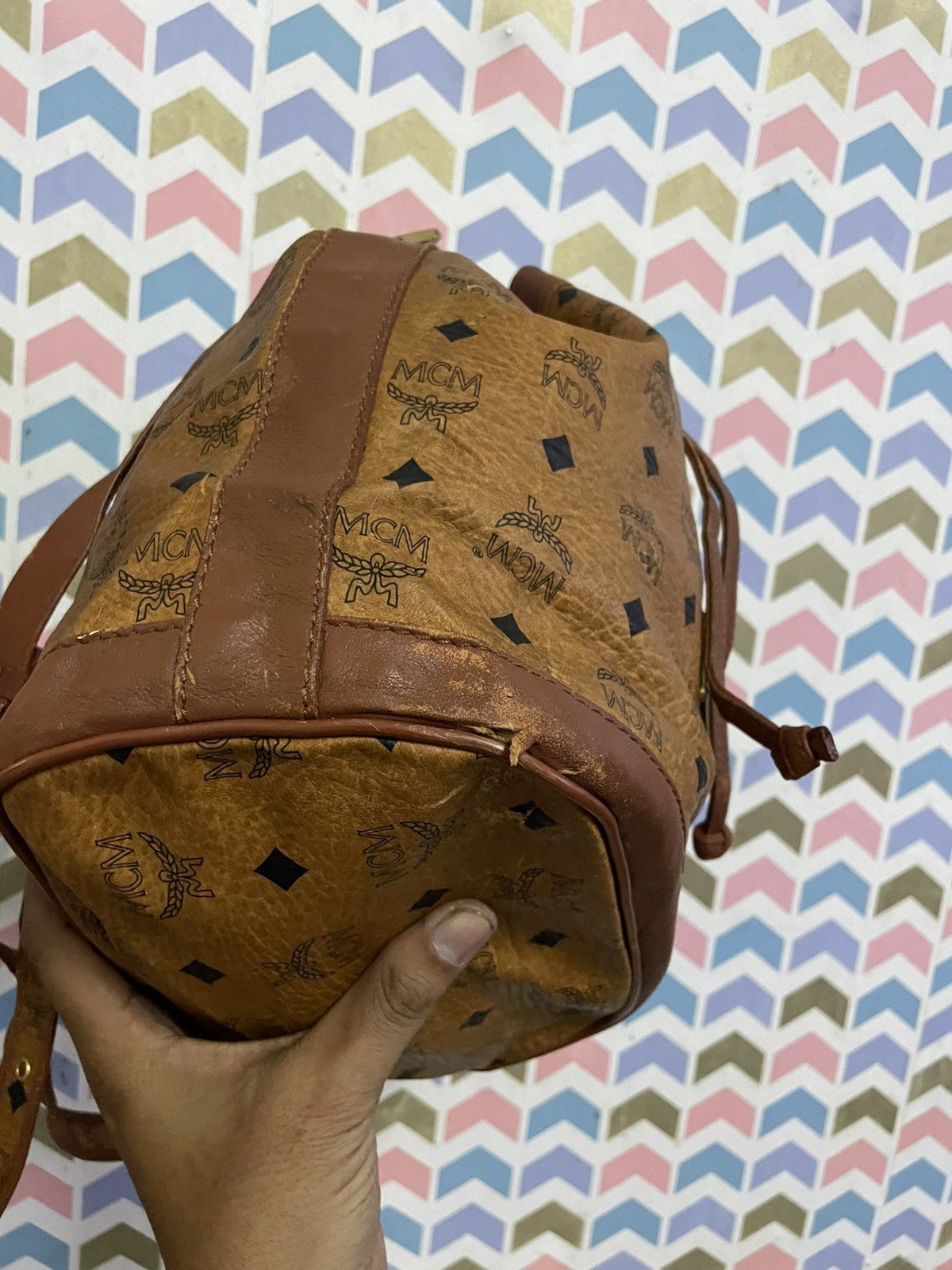 MCM MCM Monogram Bucket Shoulder Size ONE SIZE - 10 Thumbnail