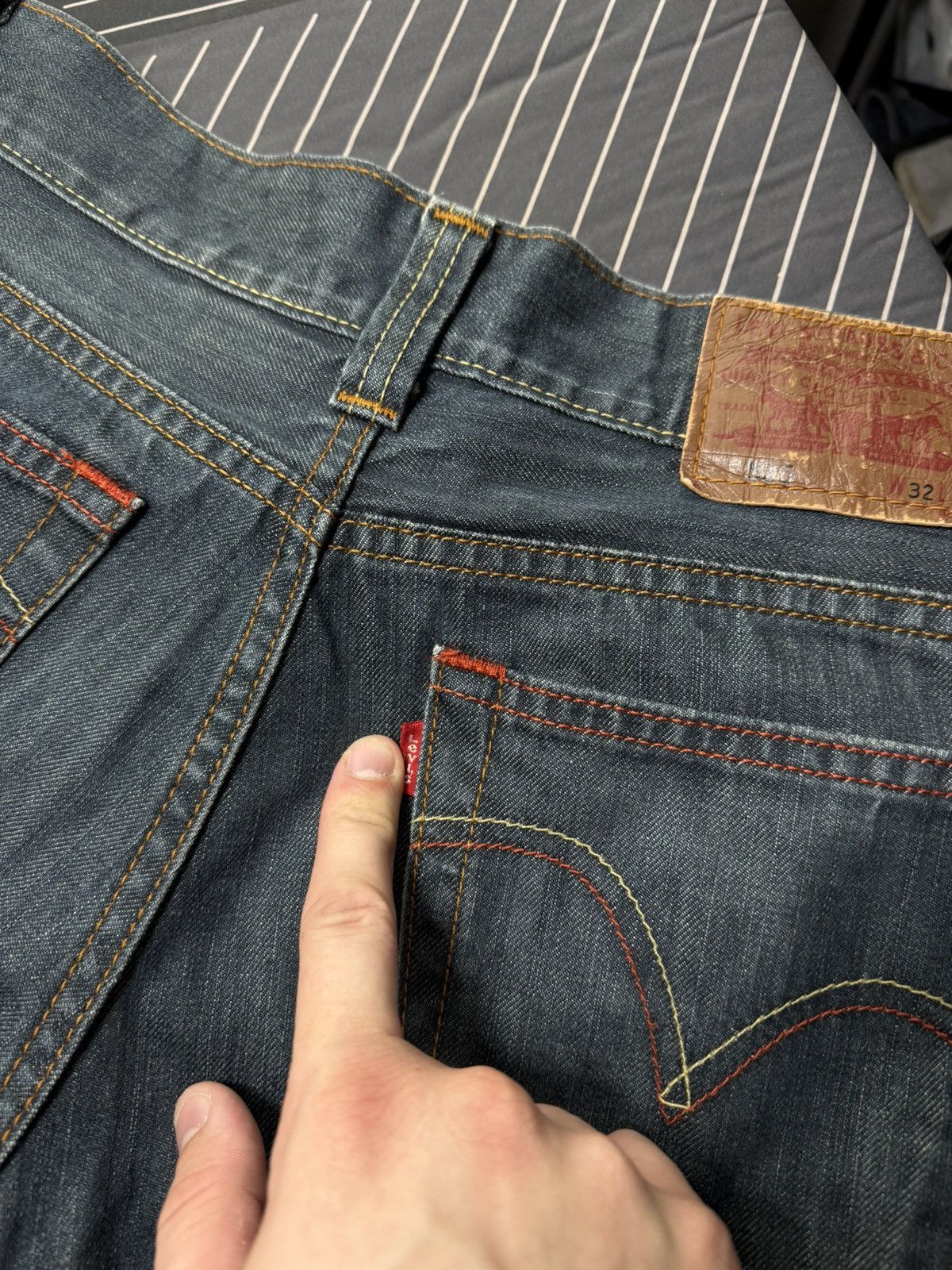Levi's Vintage Clothing Levi’s 525 Bootcut Jeans Women W32 Vintage Y2K Blue Denim Size 32" / US 10 / IT 46 - 13 Thumbnail