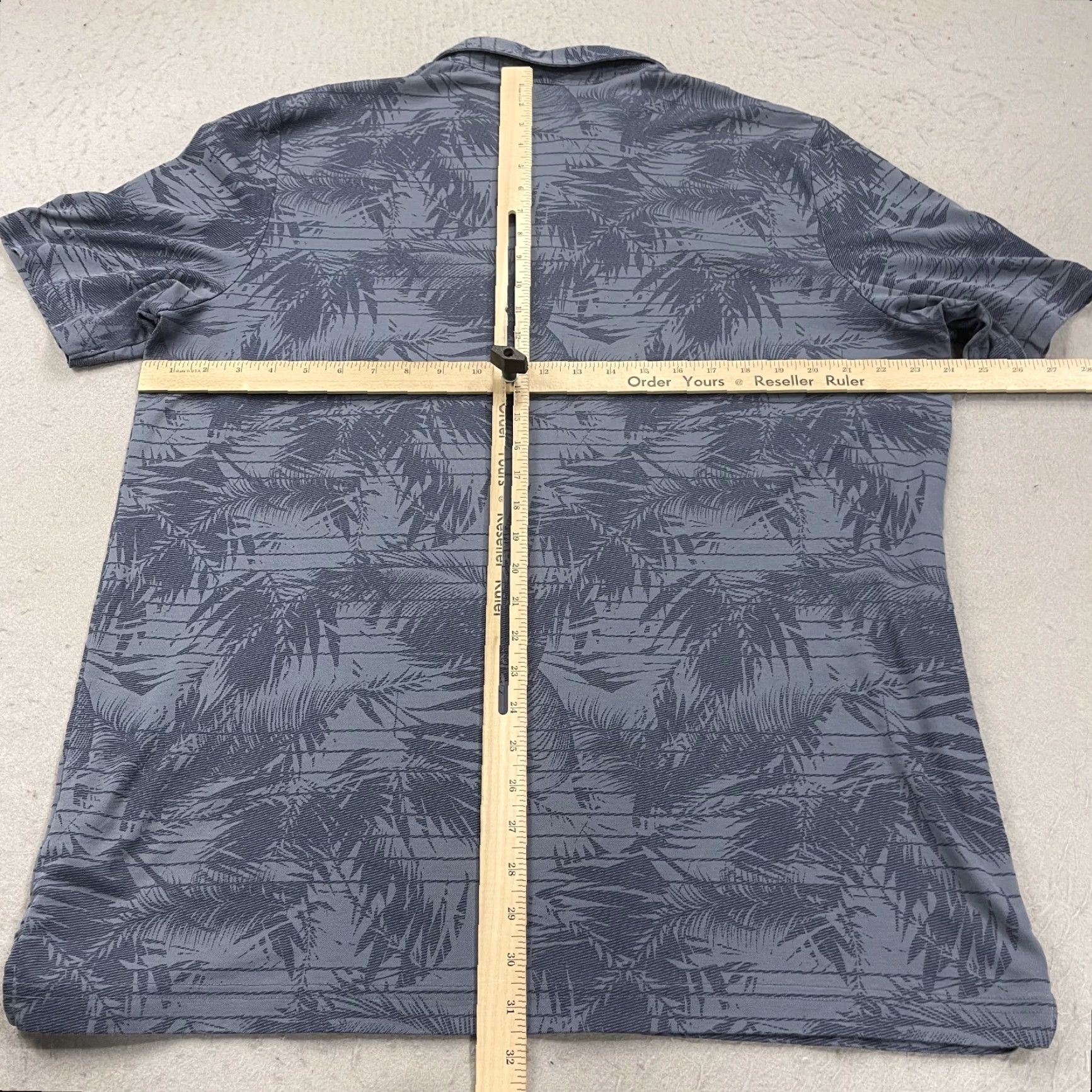 TravisMathew Travis Mathew Polo Shirt Mens 2XL XXL Blue Floral Leaf Golf AOP Pique Shirt Adult 2XL Blue Floral Leaf Golf Polo Mens Size US XXL / EU 58 / 5 - 7 Thumbnail