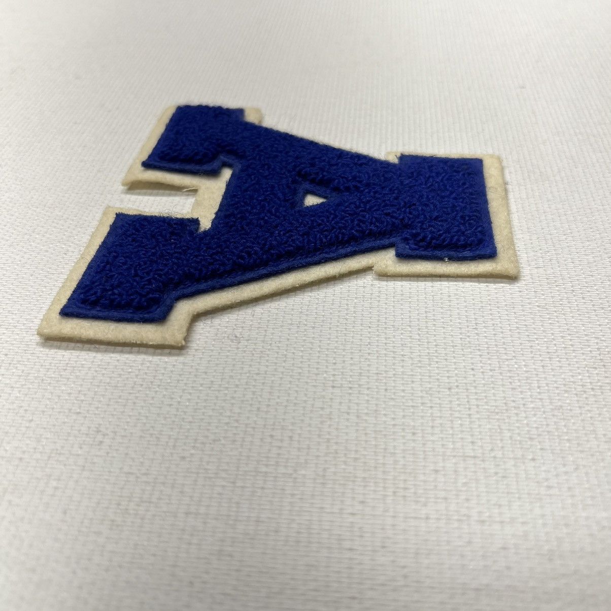 Vintage Letterman Varsity Patch Letter A Blue Chenille Felt Sports Size ONE SIZE - 4 Thumbnail