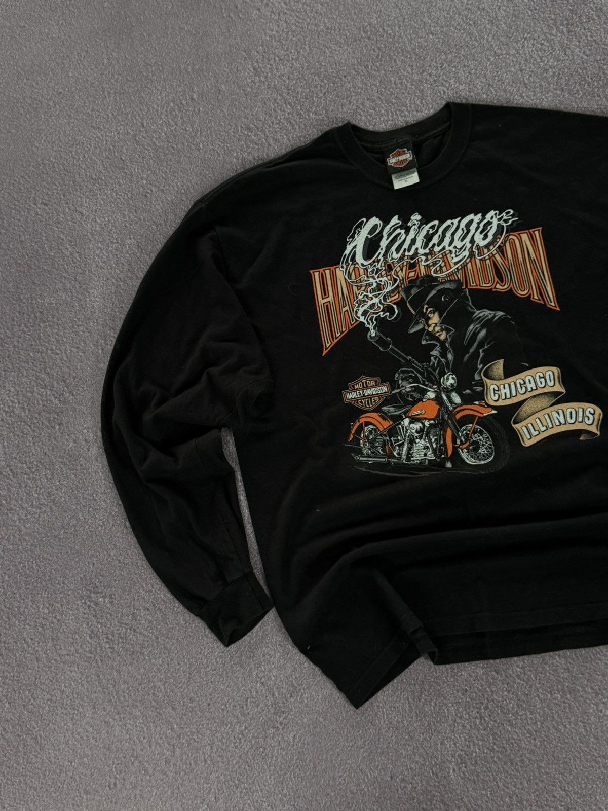 Harley Davidson Vintage Harley Davidson Long Sleeve Shirt Y2K Graphic Size US XL / EU 56 / 4 - 4 Thumbnail
