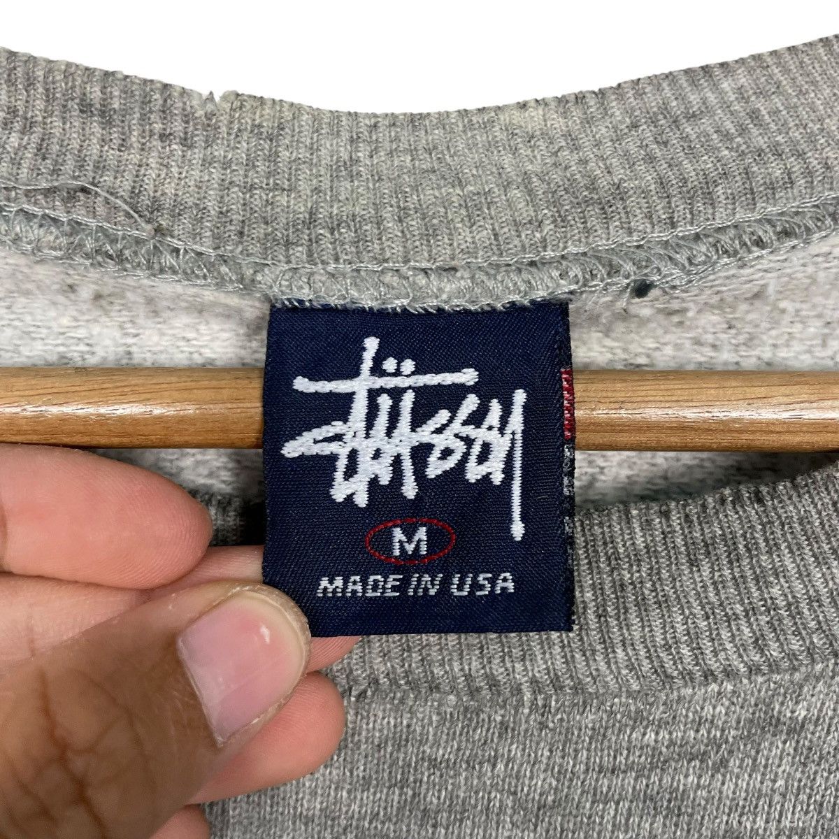 Stussy Vintage 90s Stussy Small Logo Crewneck Sweatshirt Size US M / EU 48-50 / 2 - 11 Thumbnail