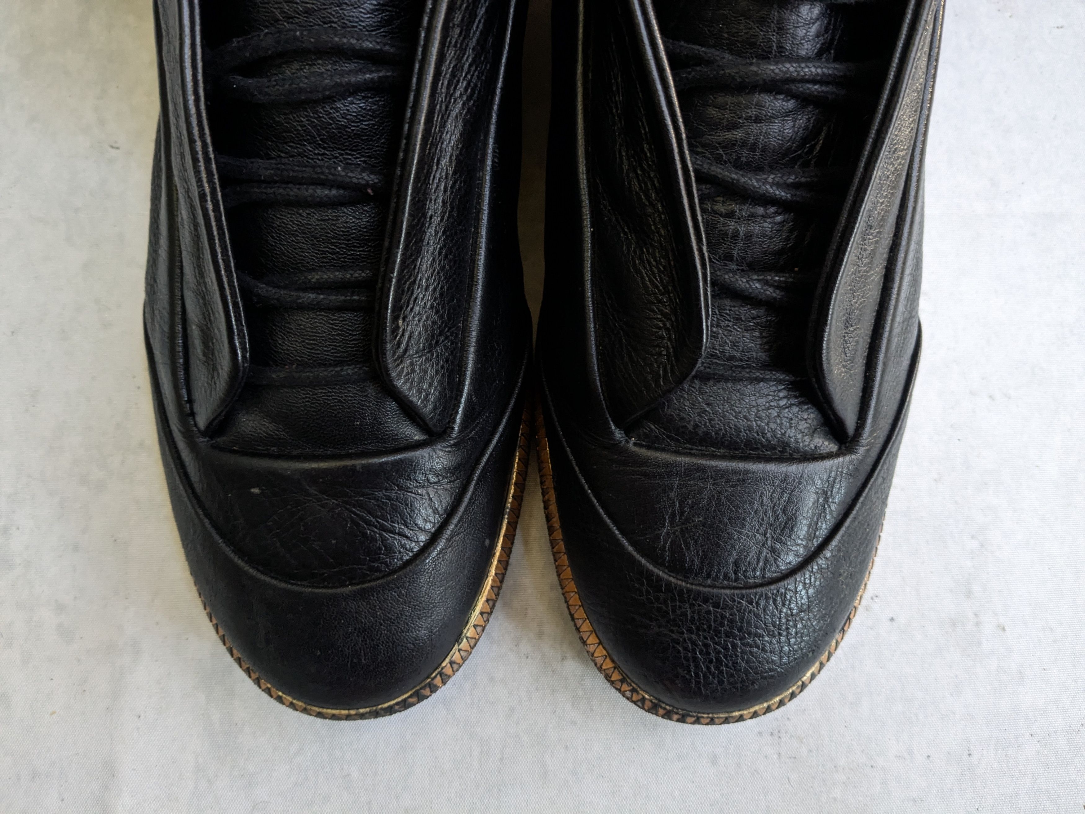 Maison Margiela Maison Margiela Future Black 11 44 High Tops Leather Size US 11 / EU 44 - 2 Thumbnail