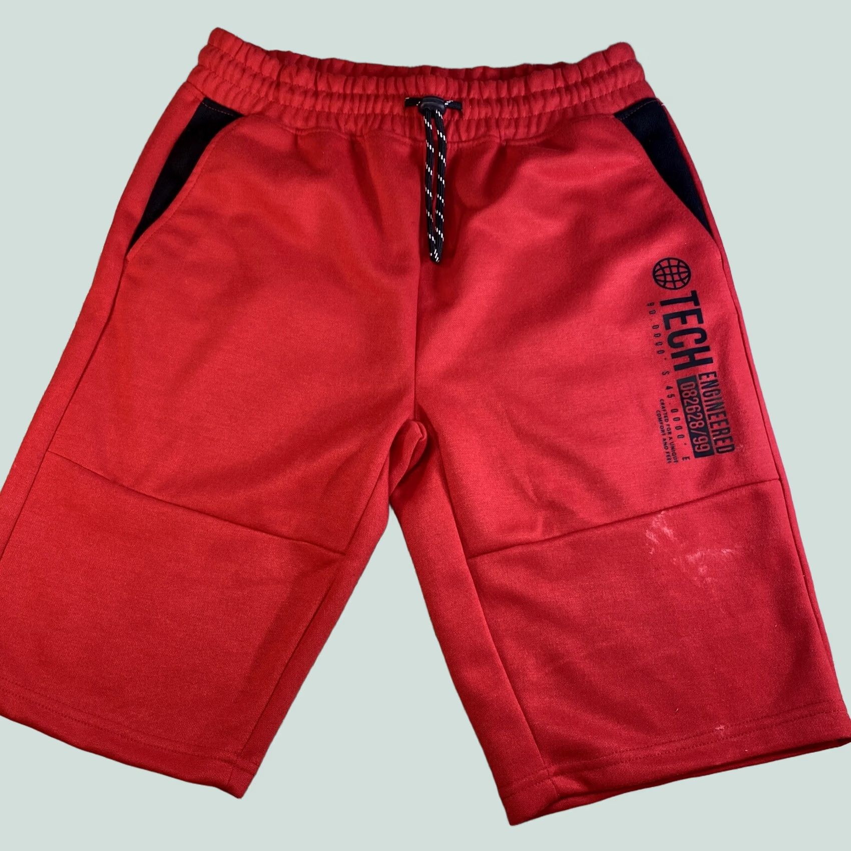Essentials Men Essentials Tech fleece Fleece Shorts Athletic Activewear Men S Red Size US 29 - 1 Thumbnail