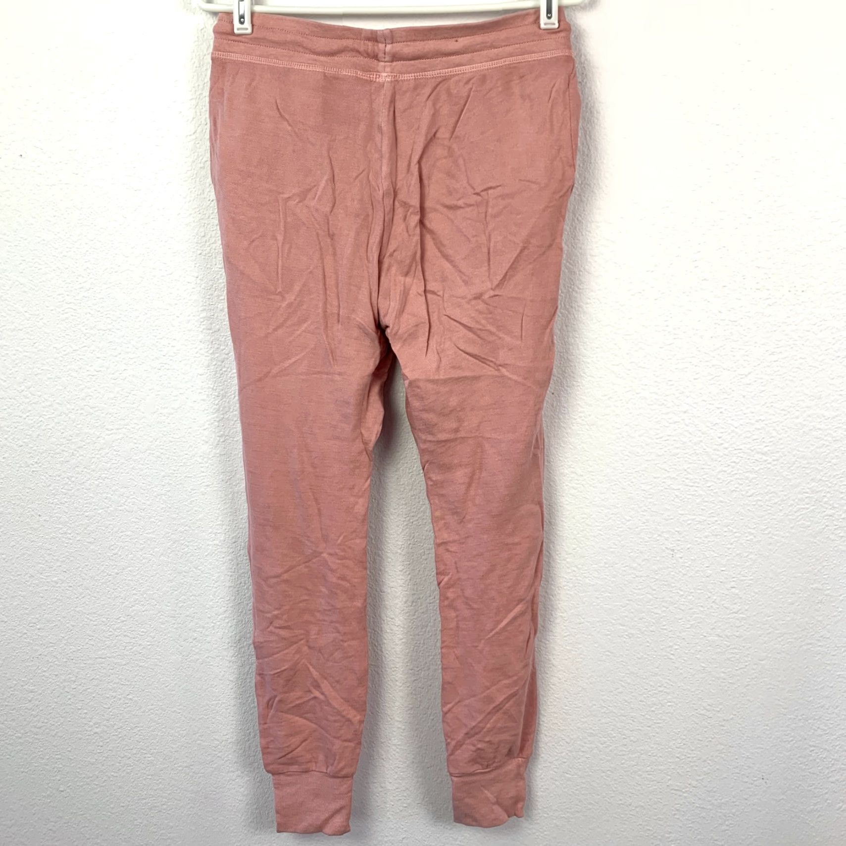Vintage LOGG Women's Dusty Rose Pink Cotton Blend Jogger Sweatpants Drawstring Size XS Size 26" / US 2 / IT 38 - 6 Thumbnail