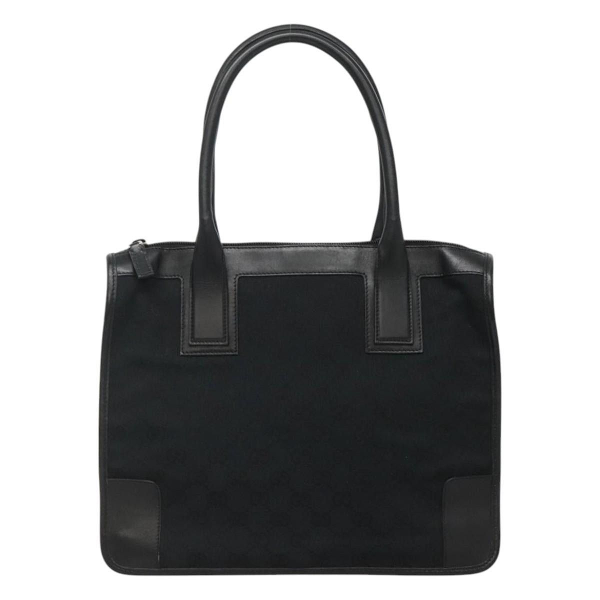 Gucci GUCCI GG Canvas Tote Bag Outlet Black Gold 000 0855 00 000 Size ONE SIZE - 2 Thumbnail