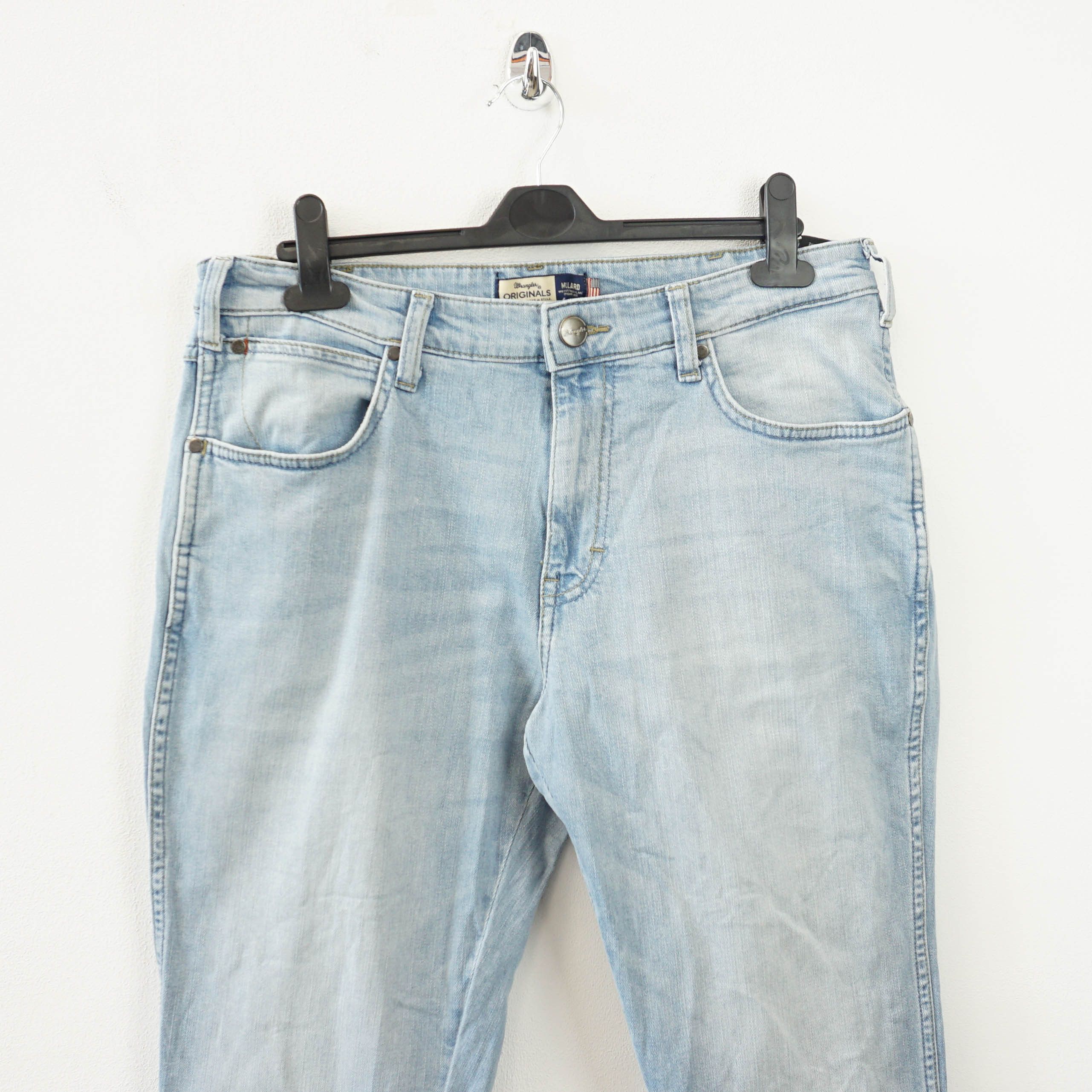 Wrangler Essential Blue Jeans Size US 34 / EU 50 - 3 Thumbnail